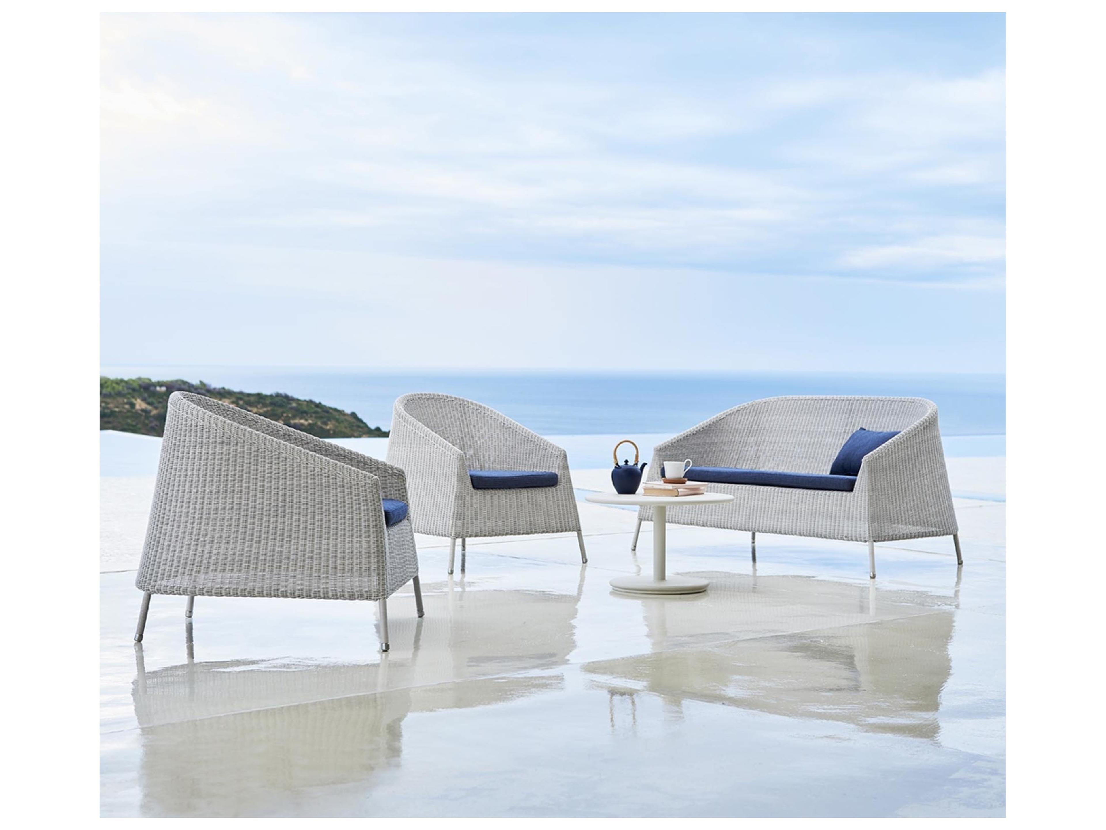 Cane Line Outdoor Kingston Wicker Stackable Sofa