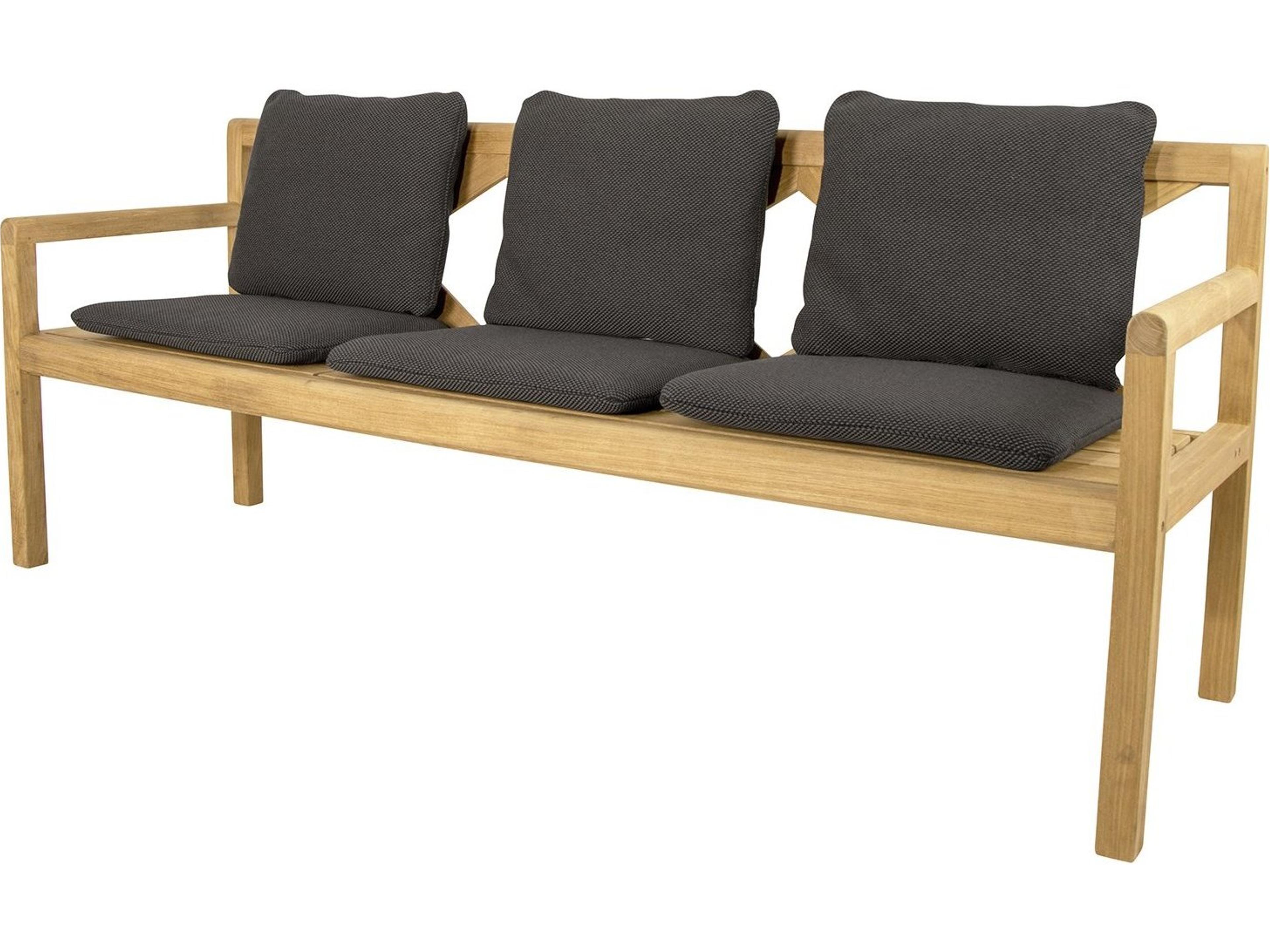 Cane Line Outdoor Grace Teak 3-Seater Bench
