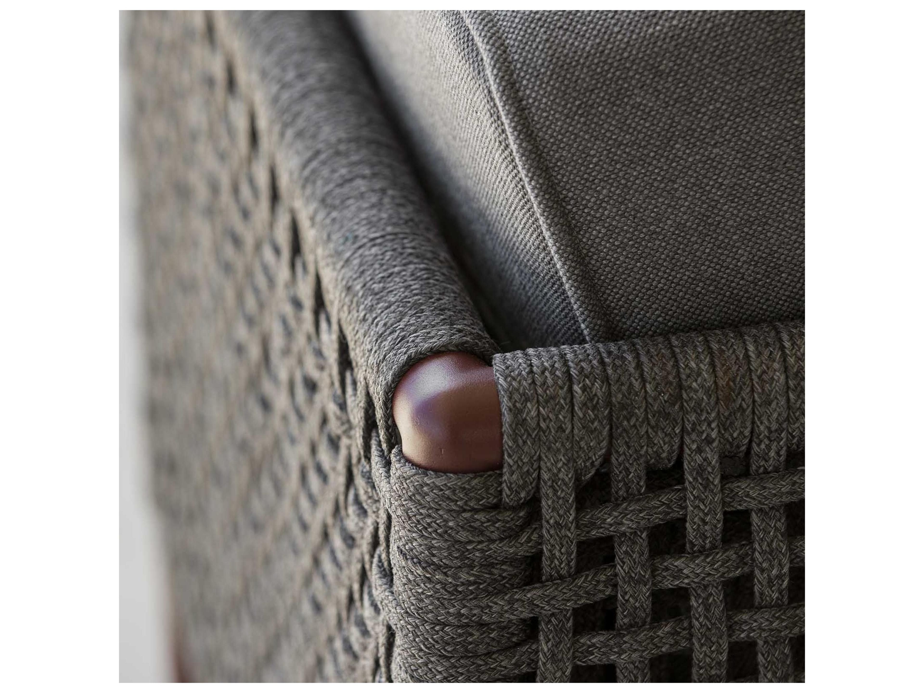 Cane Line Outdoor Encore Aluminum Wicker Cushion Sofa