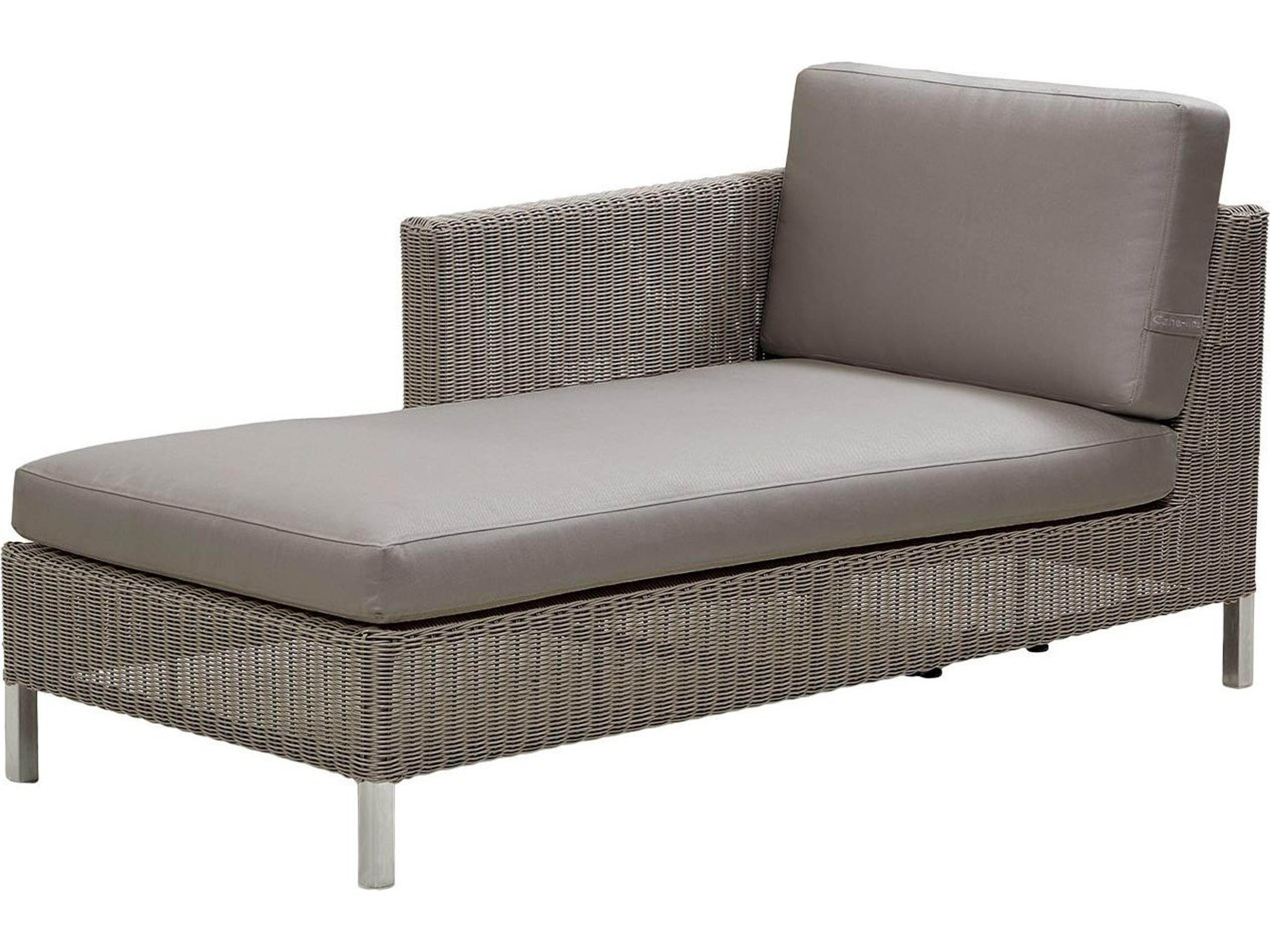 Cane Line Outdoor Connect Chaise Lounge Replacement Cushions