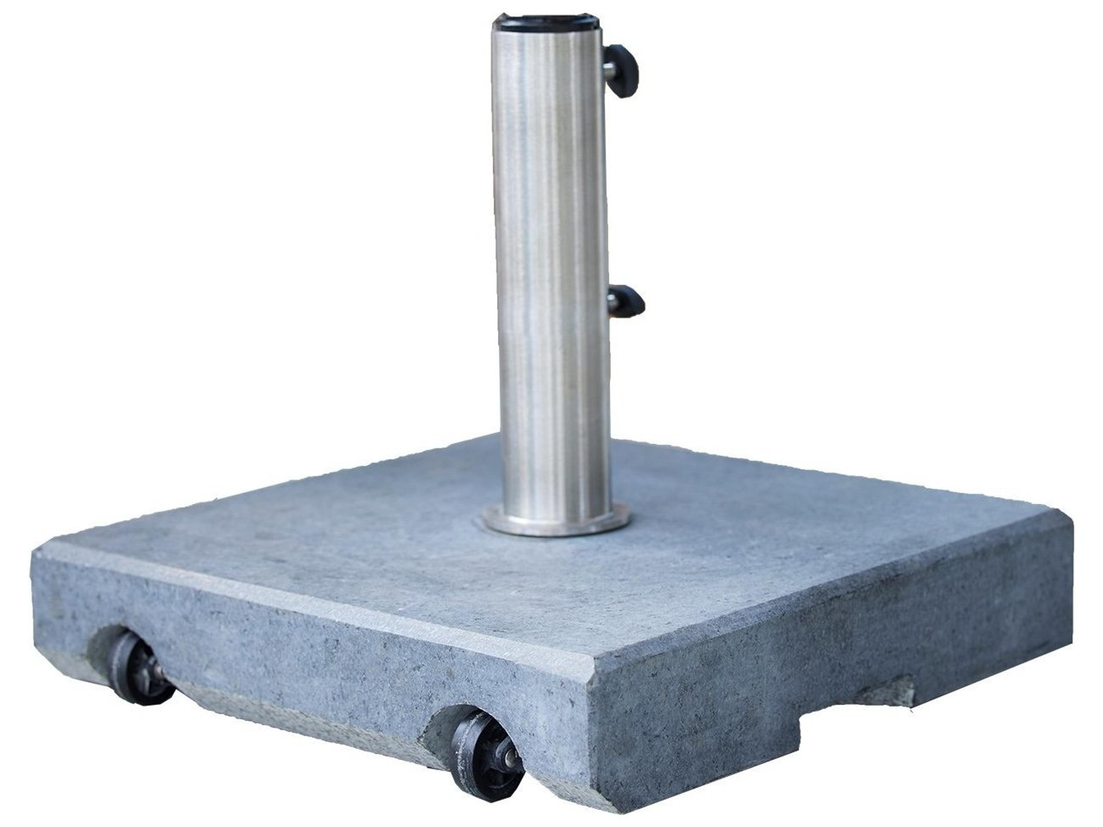 Parasol Base with Wheels Granite