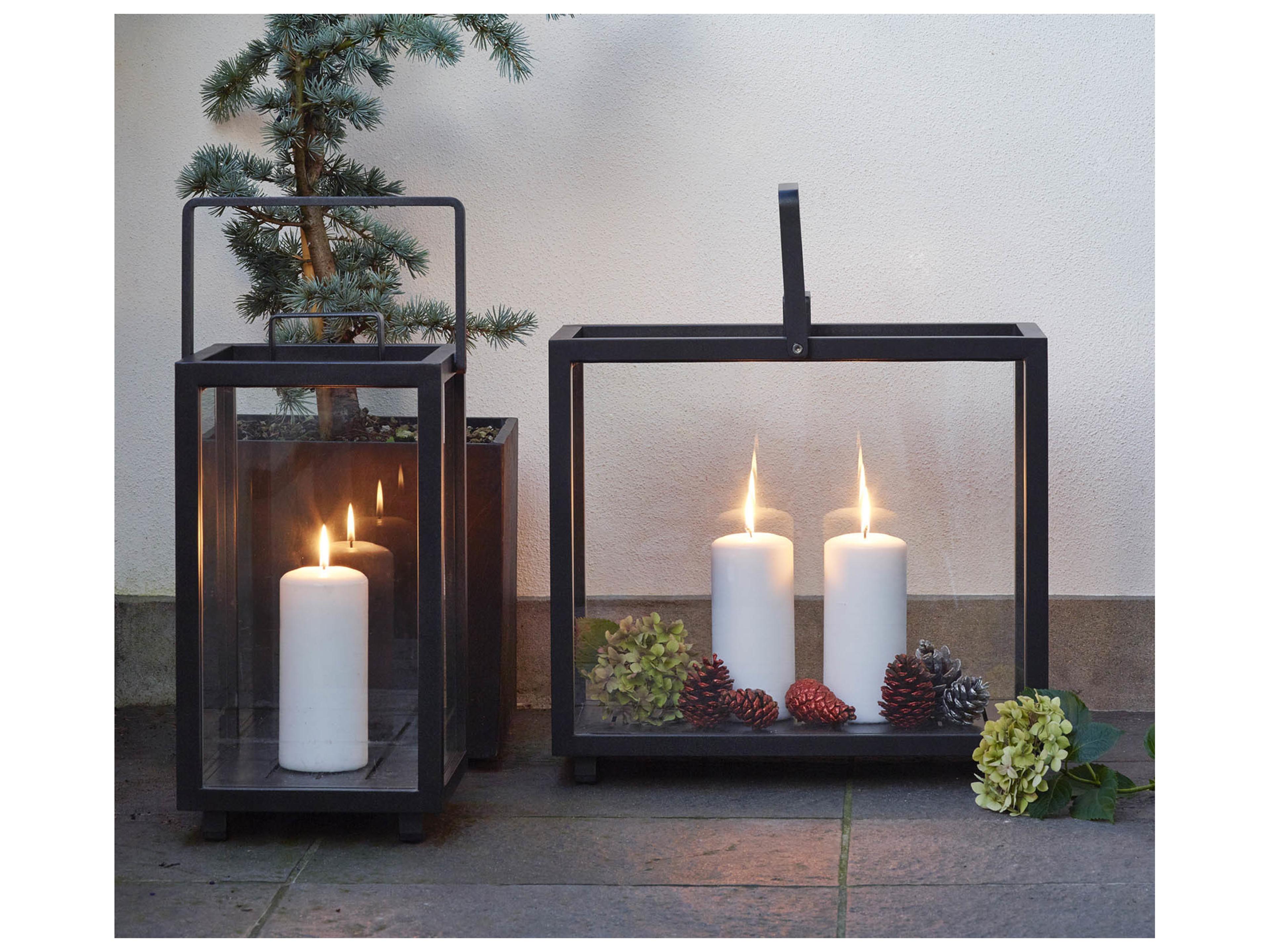 Cane Line Outdoor Lighthouse Aluminum Rectangular Lantern