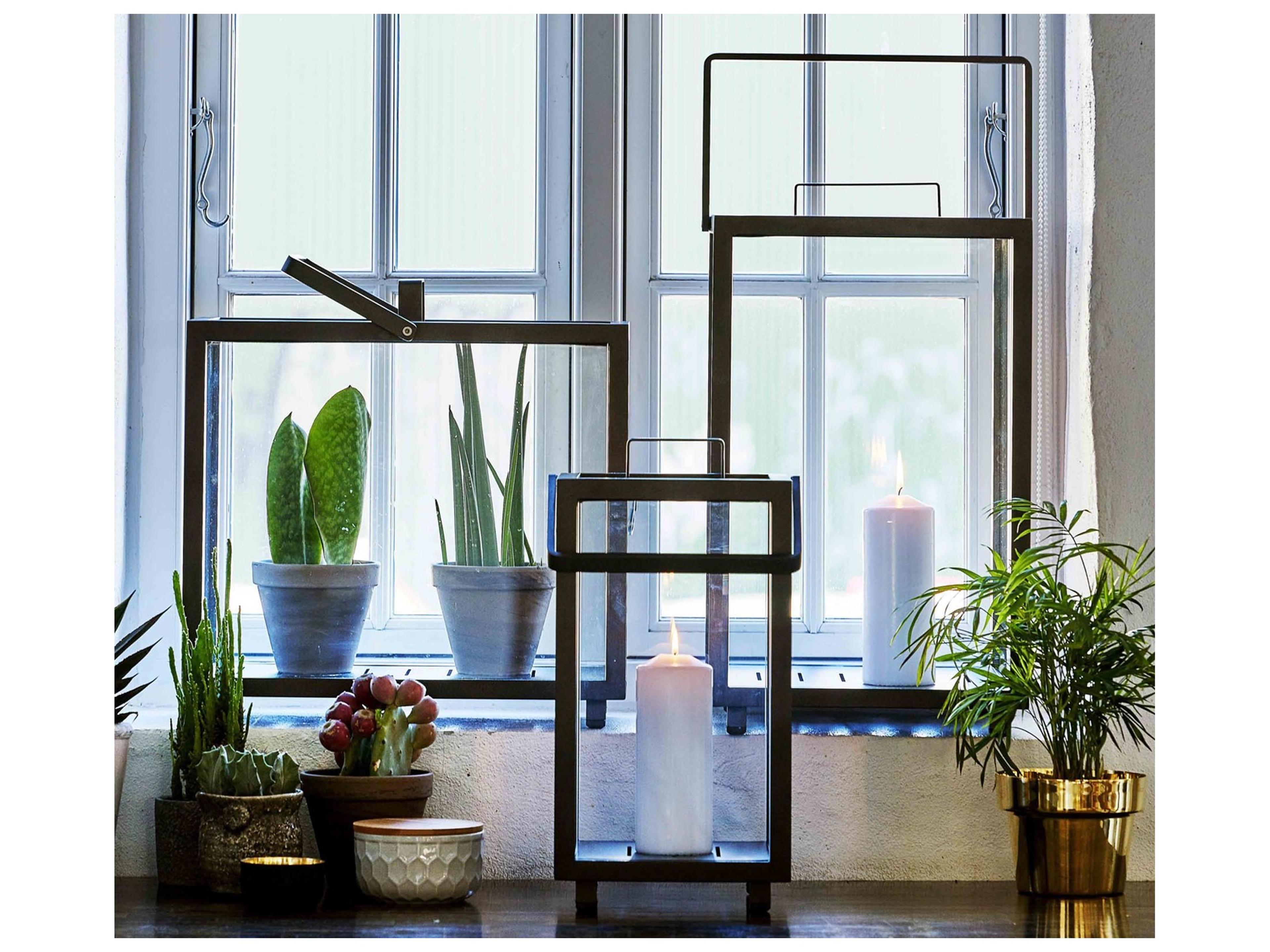 Cane Line Outdoor Lighthouse Aluminum Rectangular Lantern