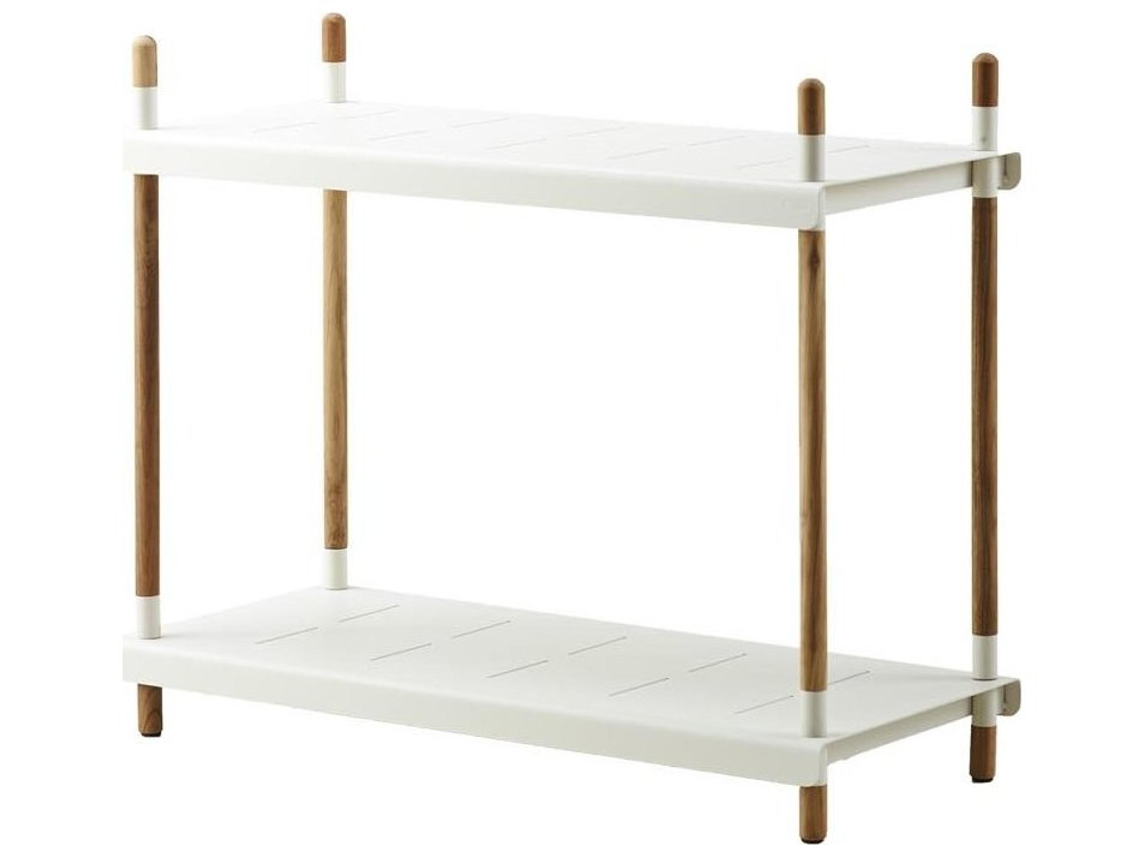 Frame Aluminum Teak High Shelving System
