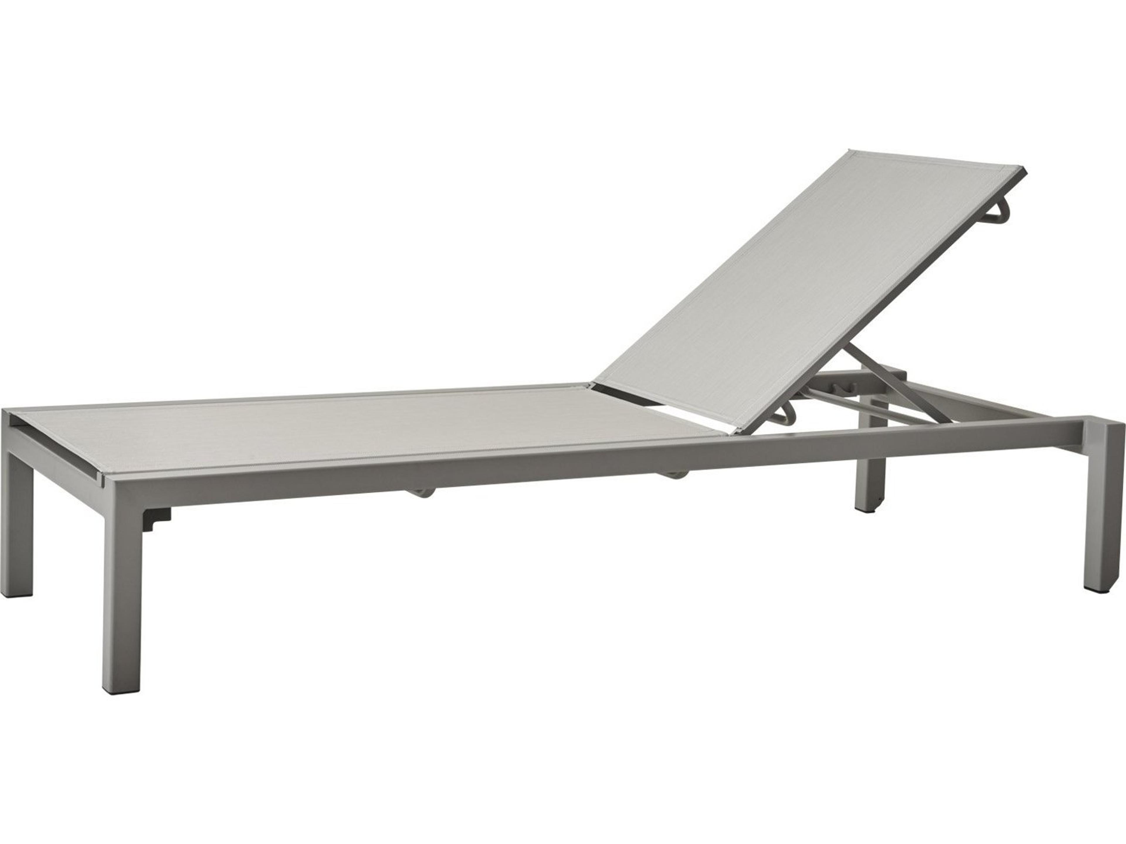 Cane Line Outdoor Relax Aluminum Stackable Sunbed Chaise Lounge