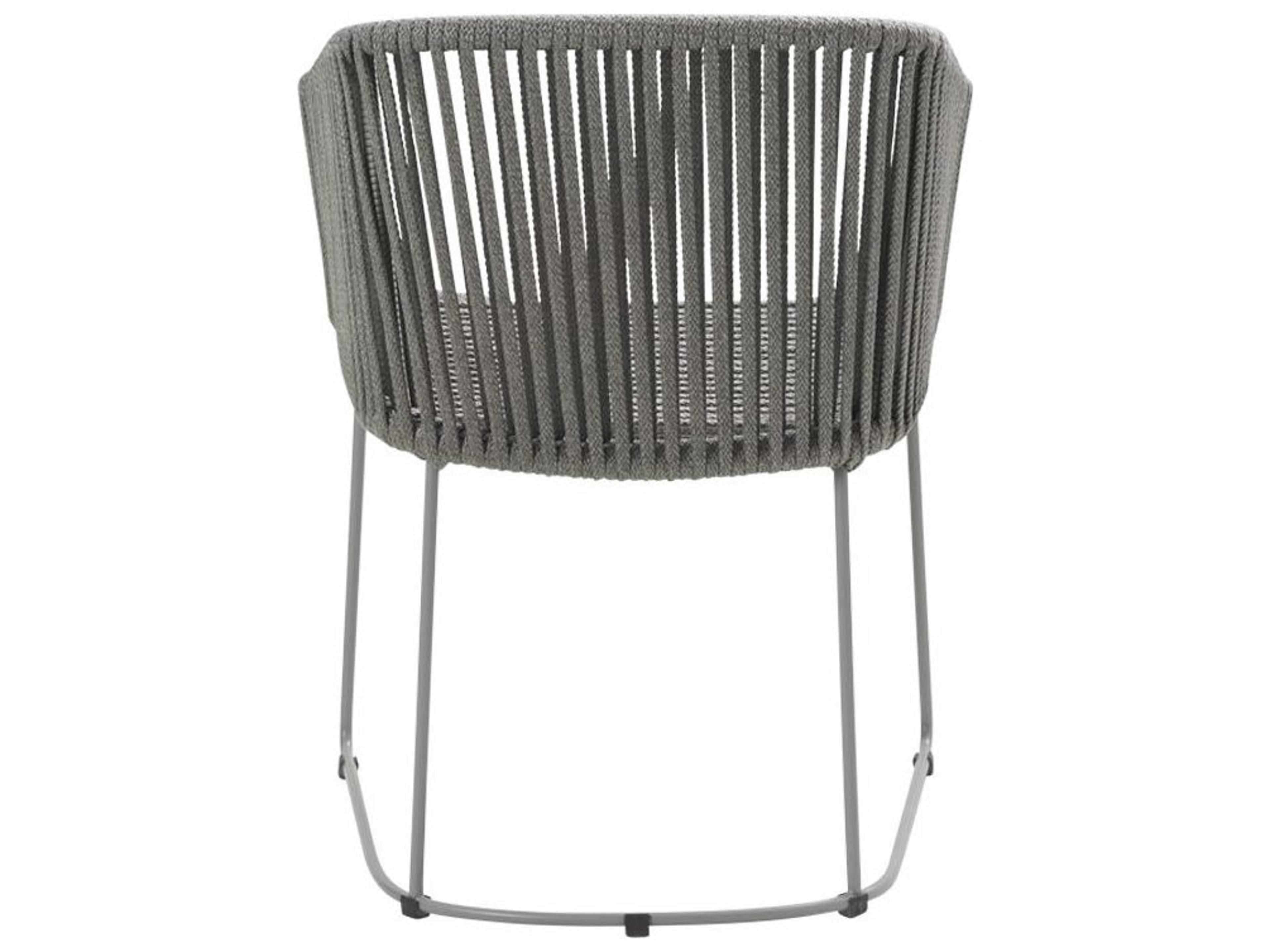 Cane Line Outdoor Moments Grey Soft Rope Dining Arm Chair