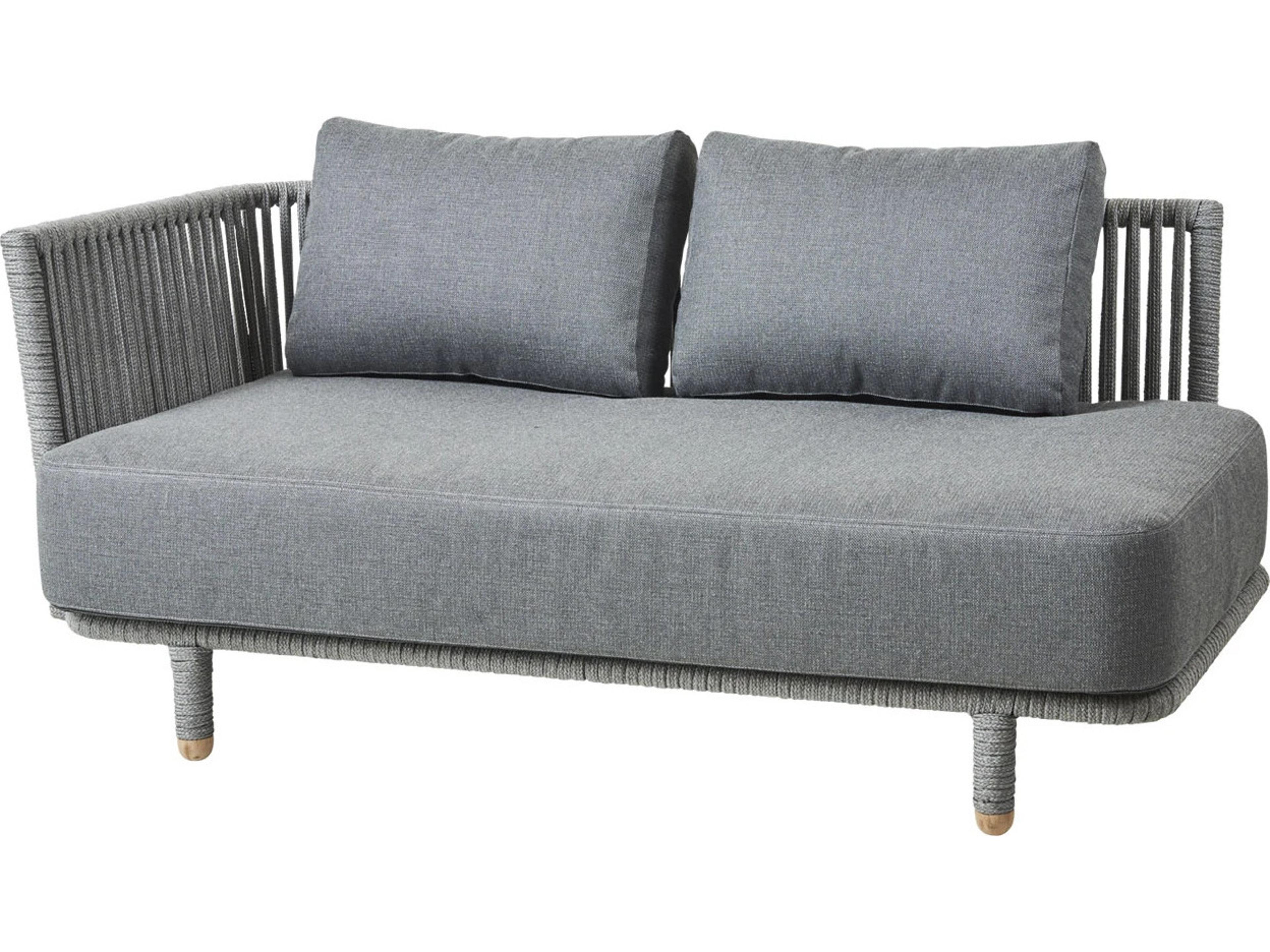 Moments 2 Seater Sofa Right Module Modern Grey