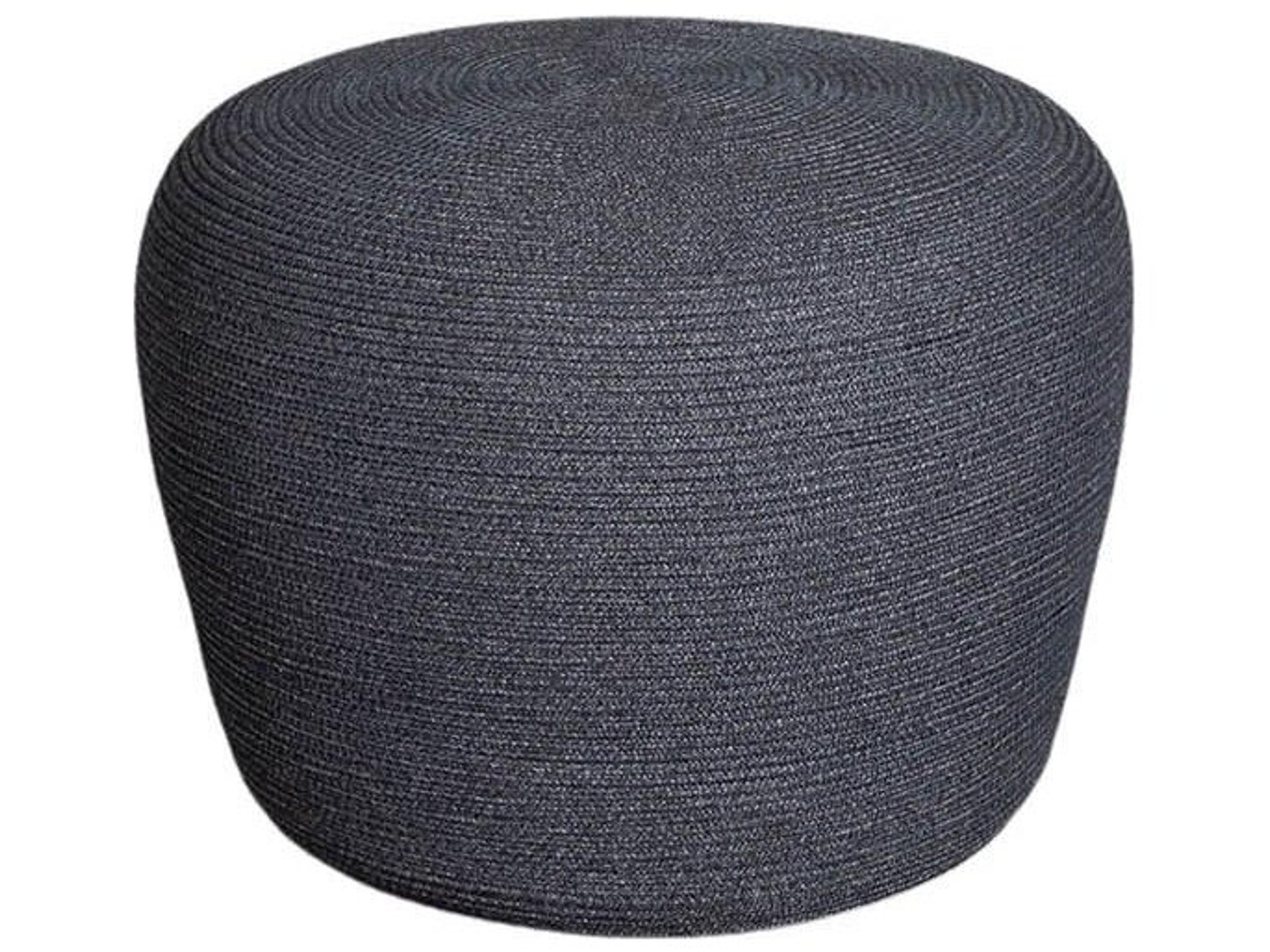 Cane Line Outdoor Circle Soft Rope Small Footstool