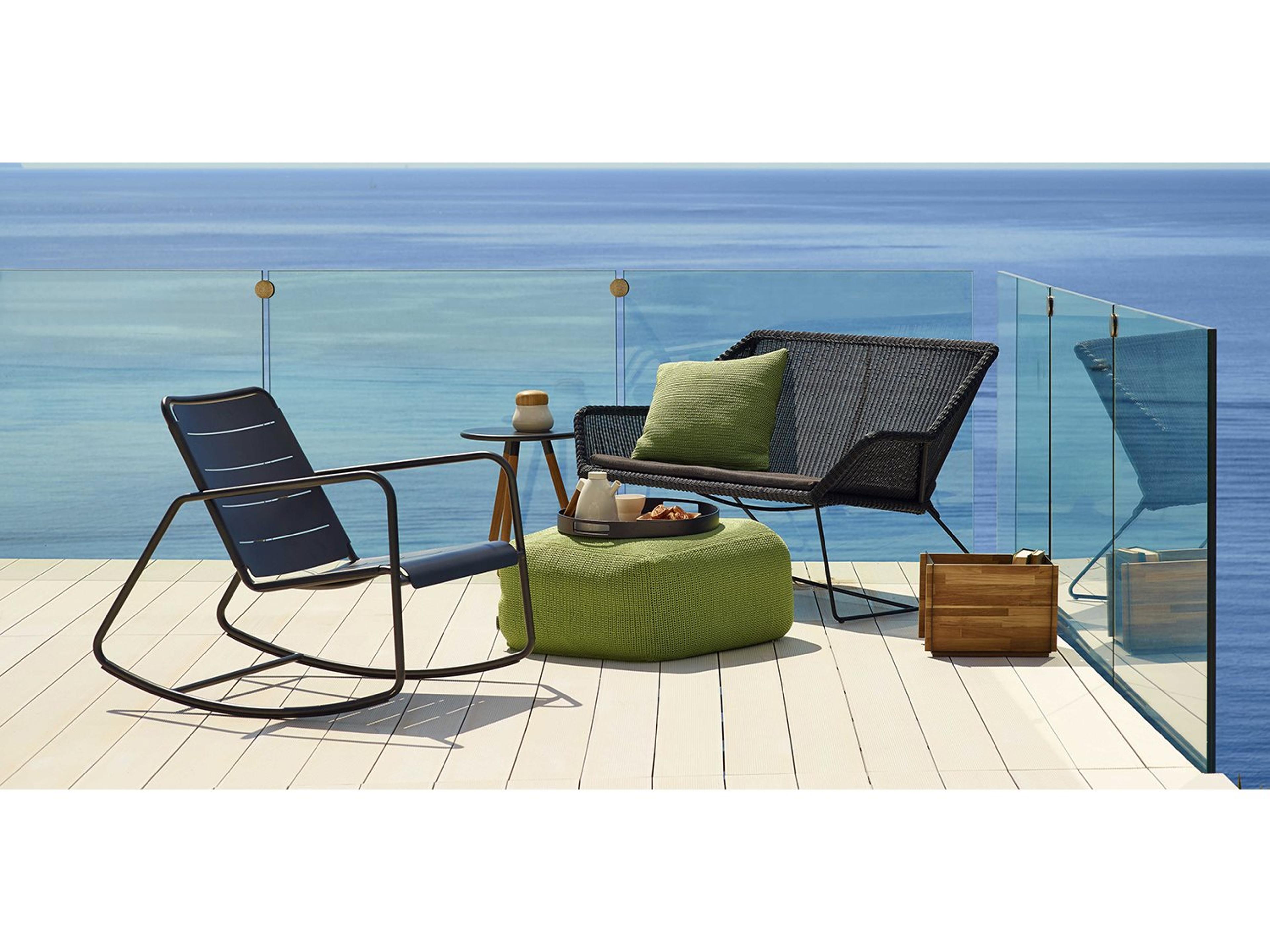 Breeze Aluminum Wicker Lounge Set