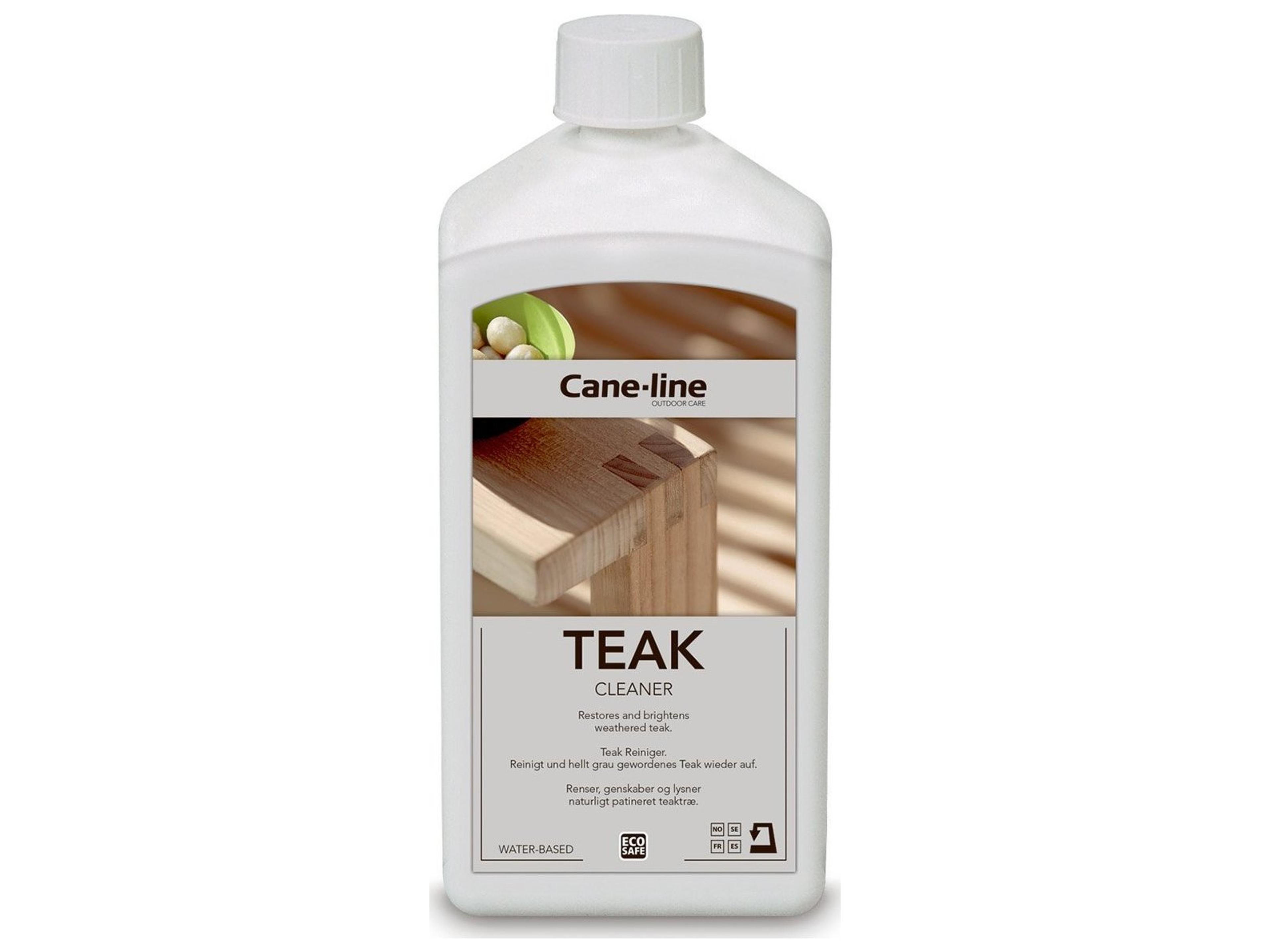Teak Cleaner for wood restoration and cleaning.