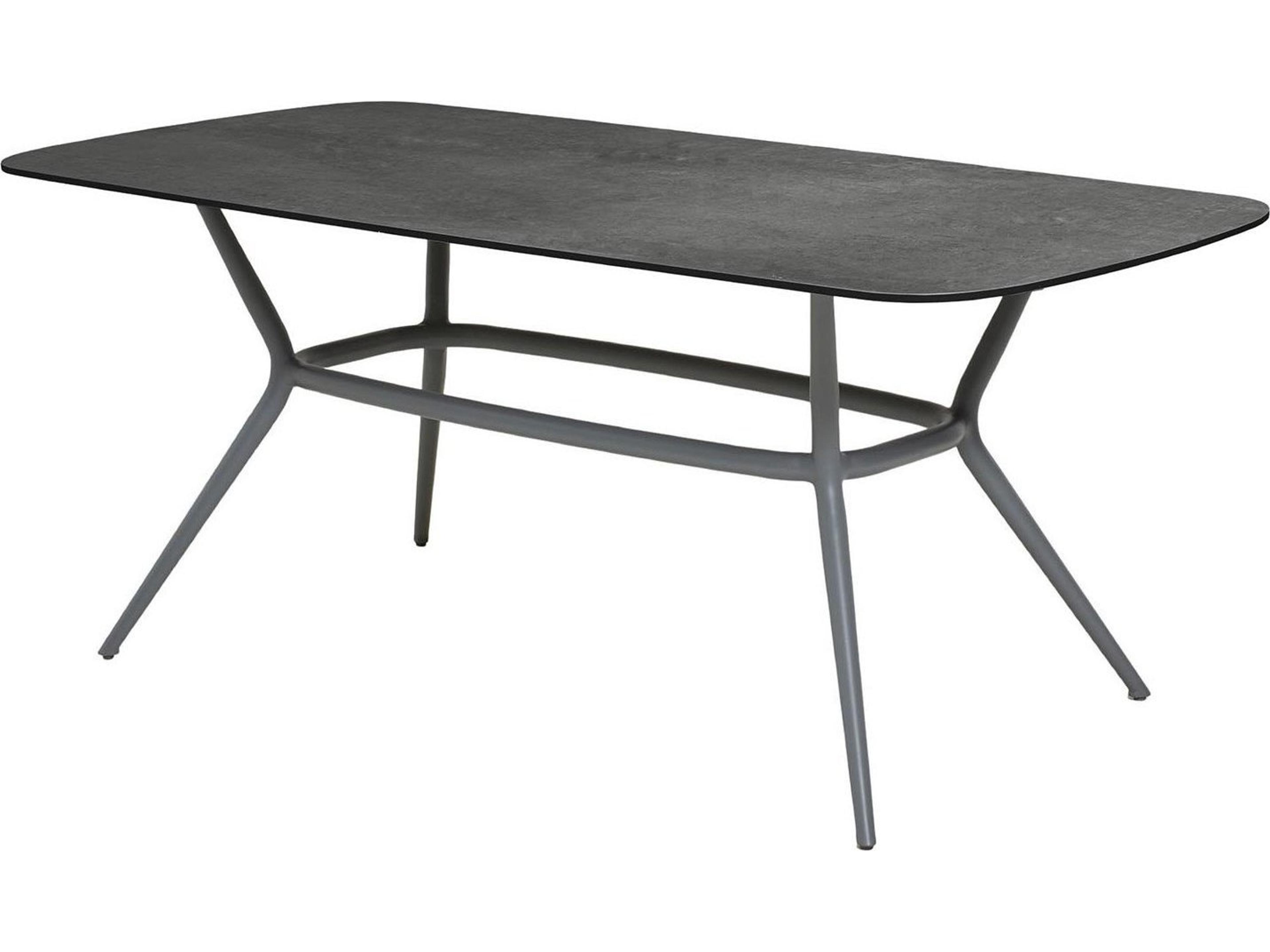 Joy Rectangular Dining Table Aluminum