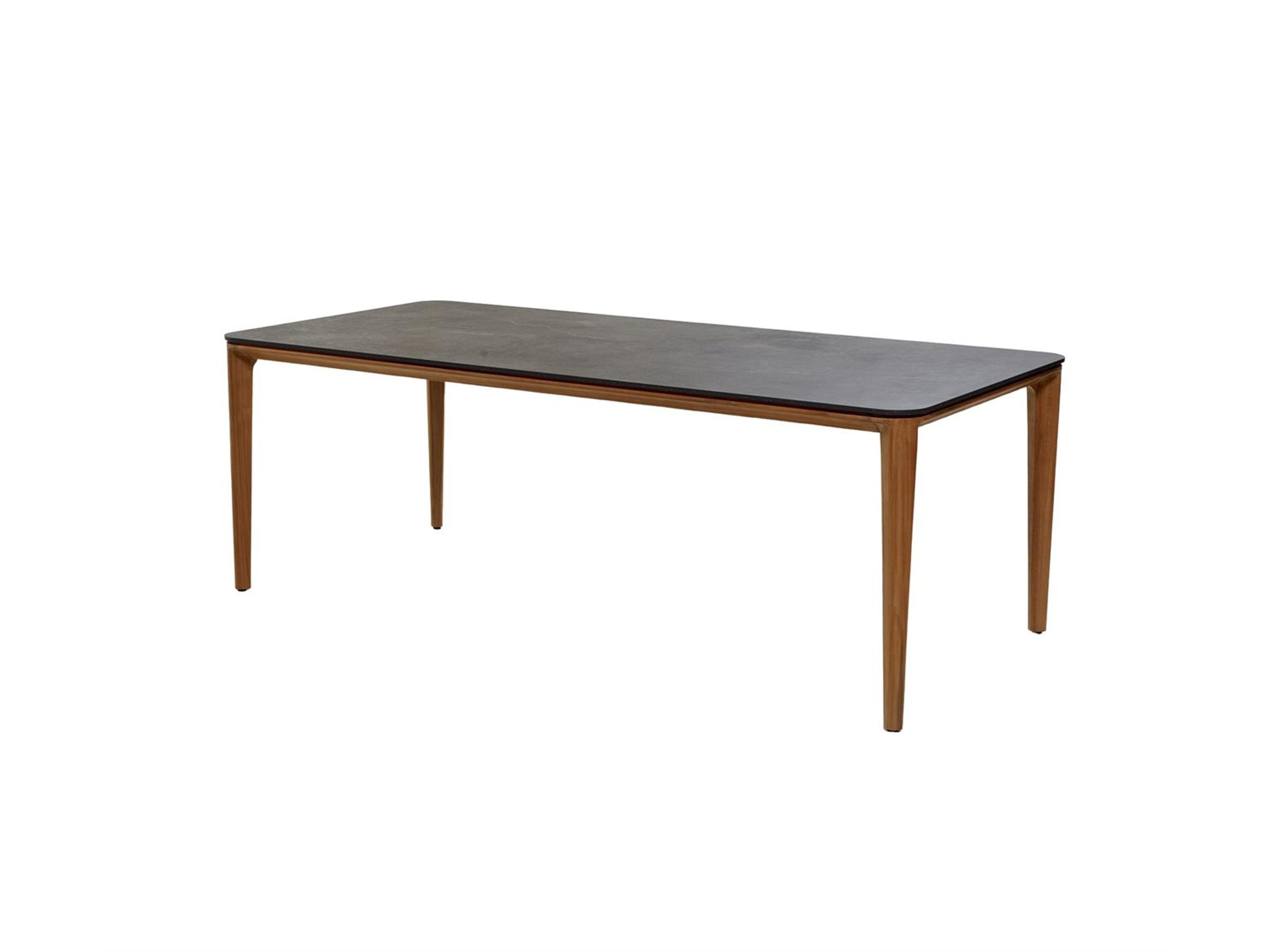 Cane Line Outdoor Fossil Ceramic Black Rectangular Table Top