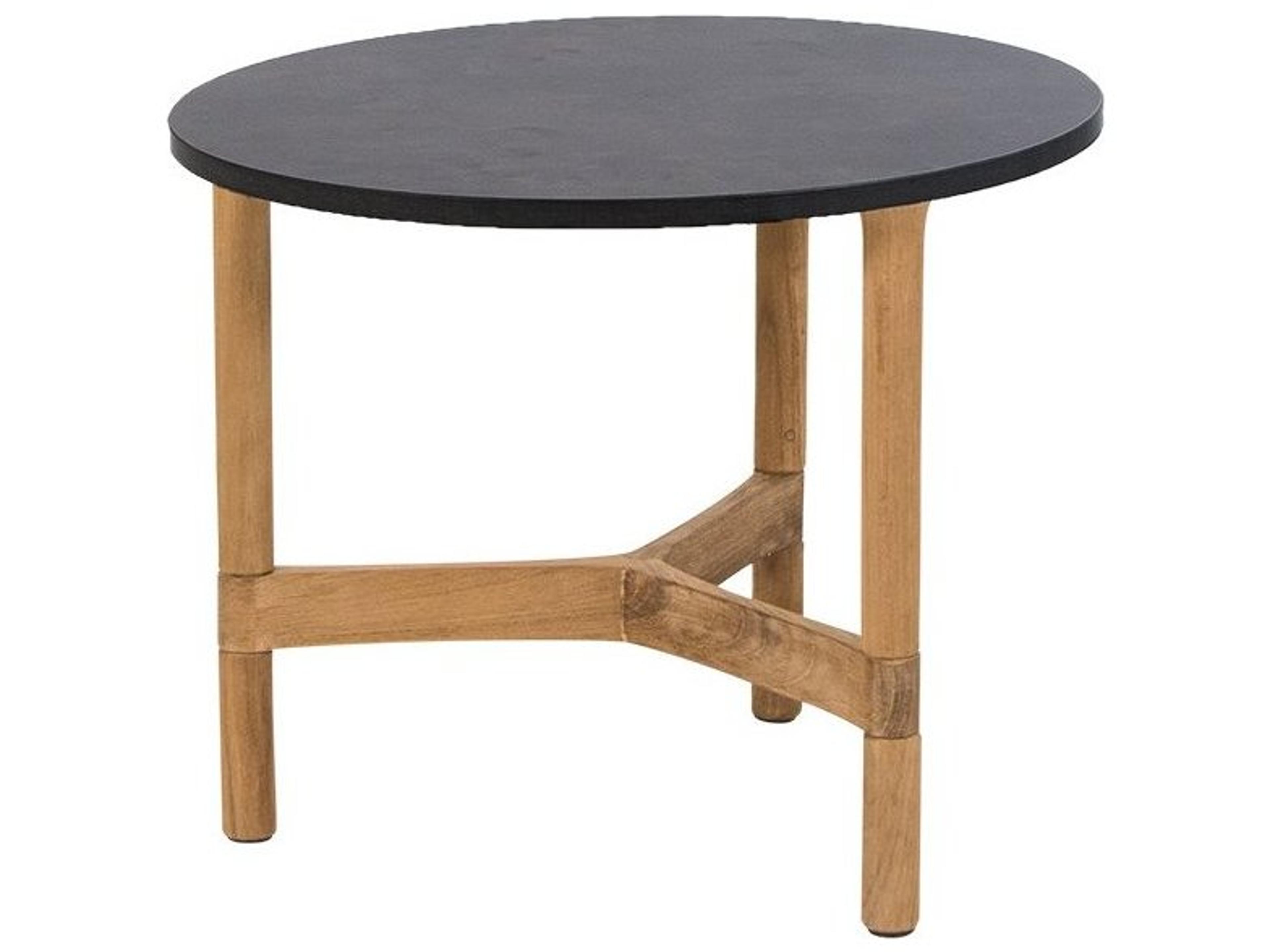 Twist Teak Round Coffee Table Small