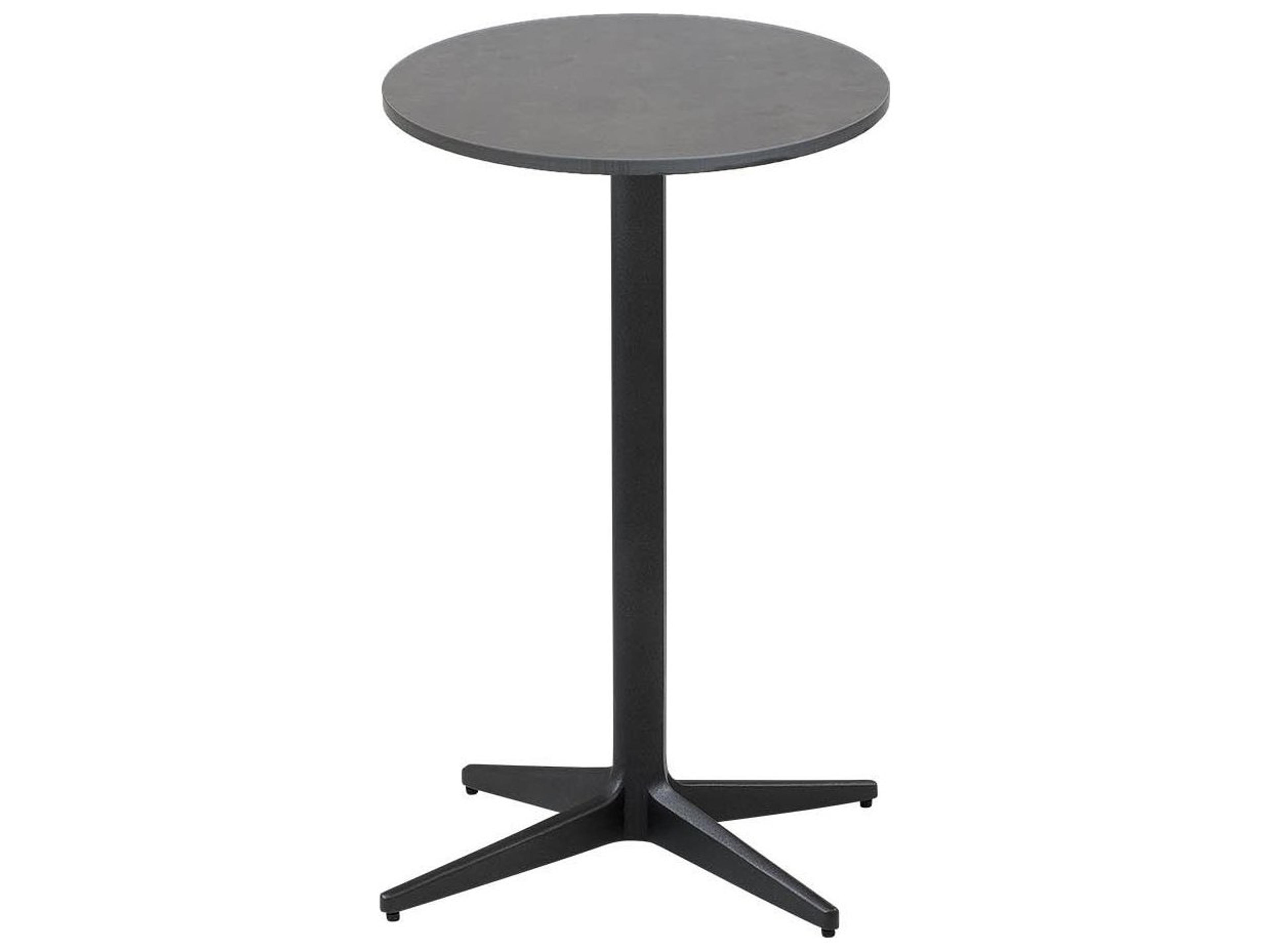 Cane Line Outdoor Drop Aluminum Round Cafeé Table
