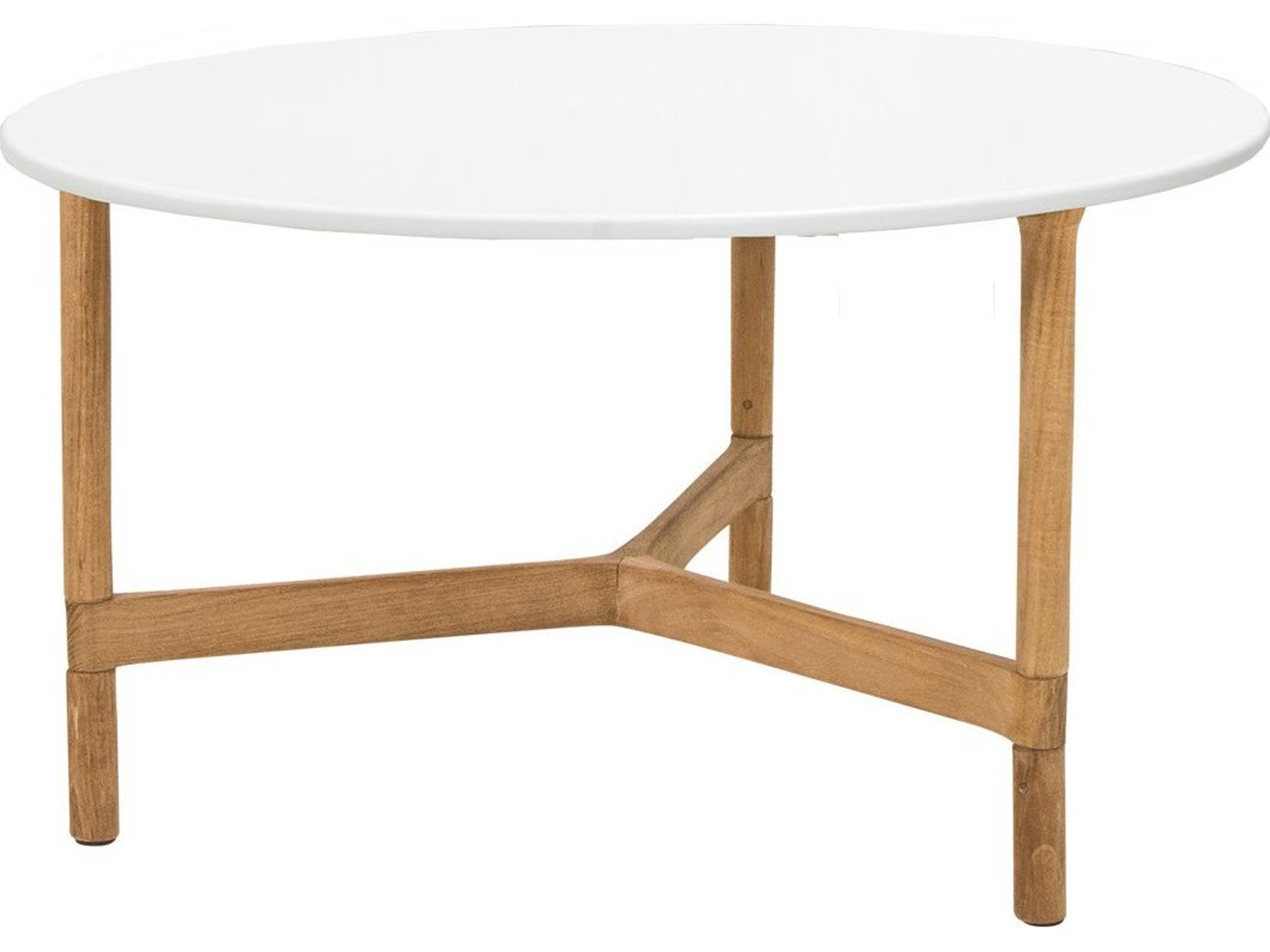 Cane Line Outdoor Twist Teak Medium Round Coffee Table