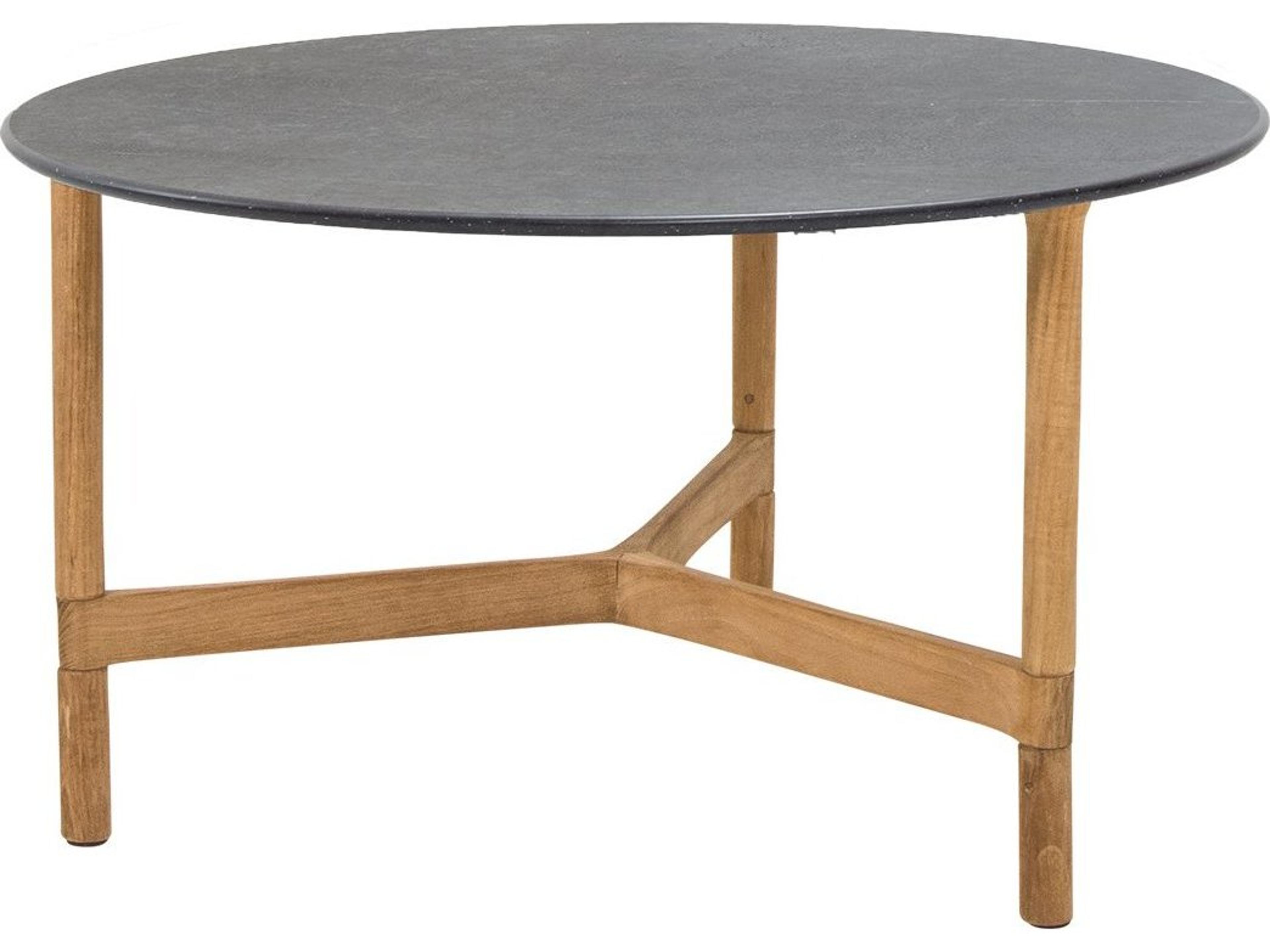 Cane Line Outdoor Twist Teak Medium Round Coffee Table