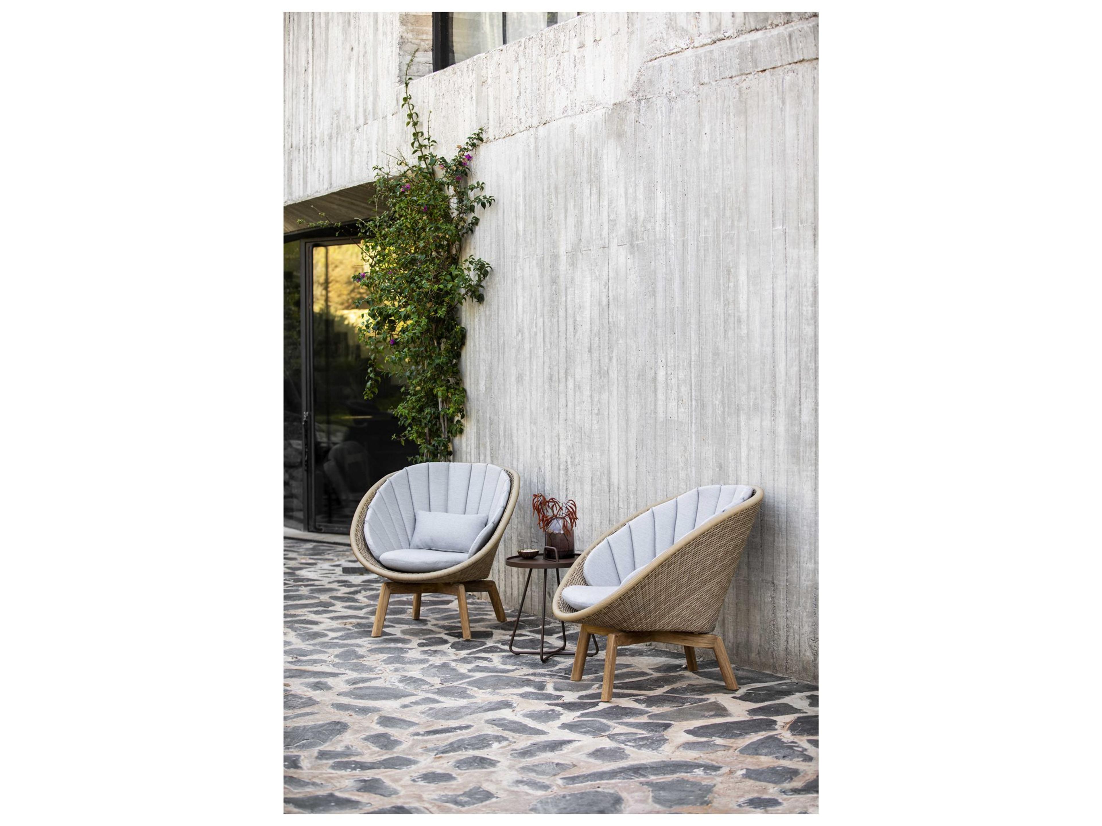 Peacock Teak Soft Rope Lounge Set