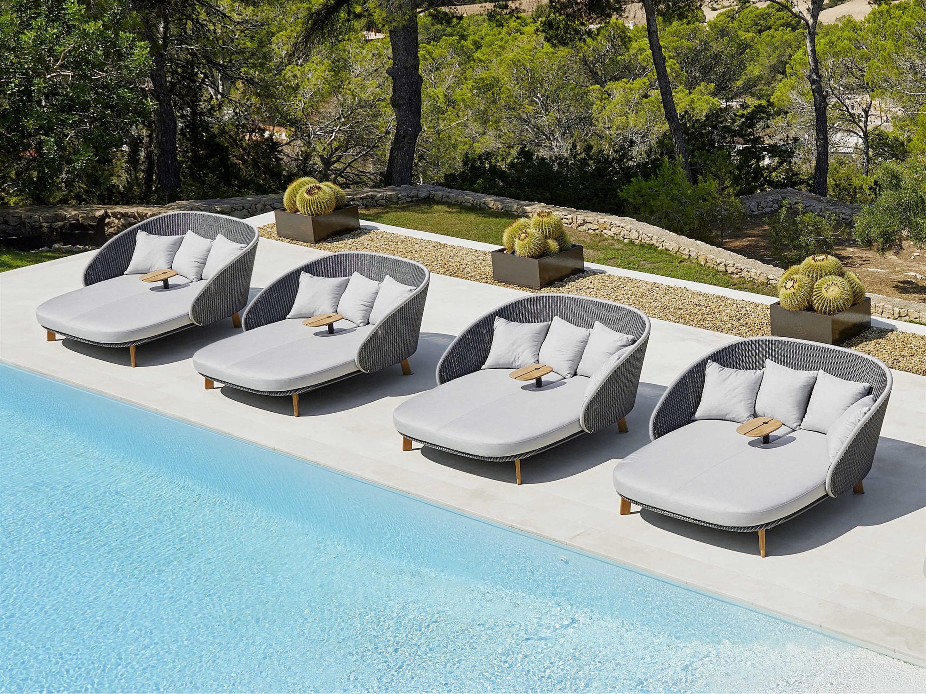 Peacock Teak Soft Rope Lounge Set