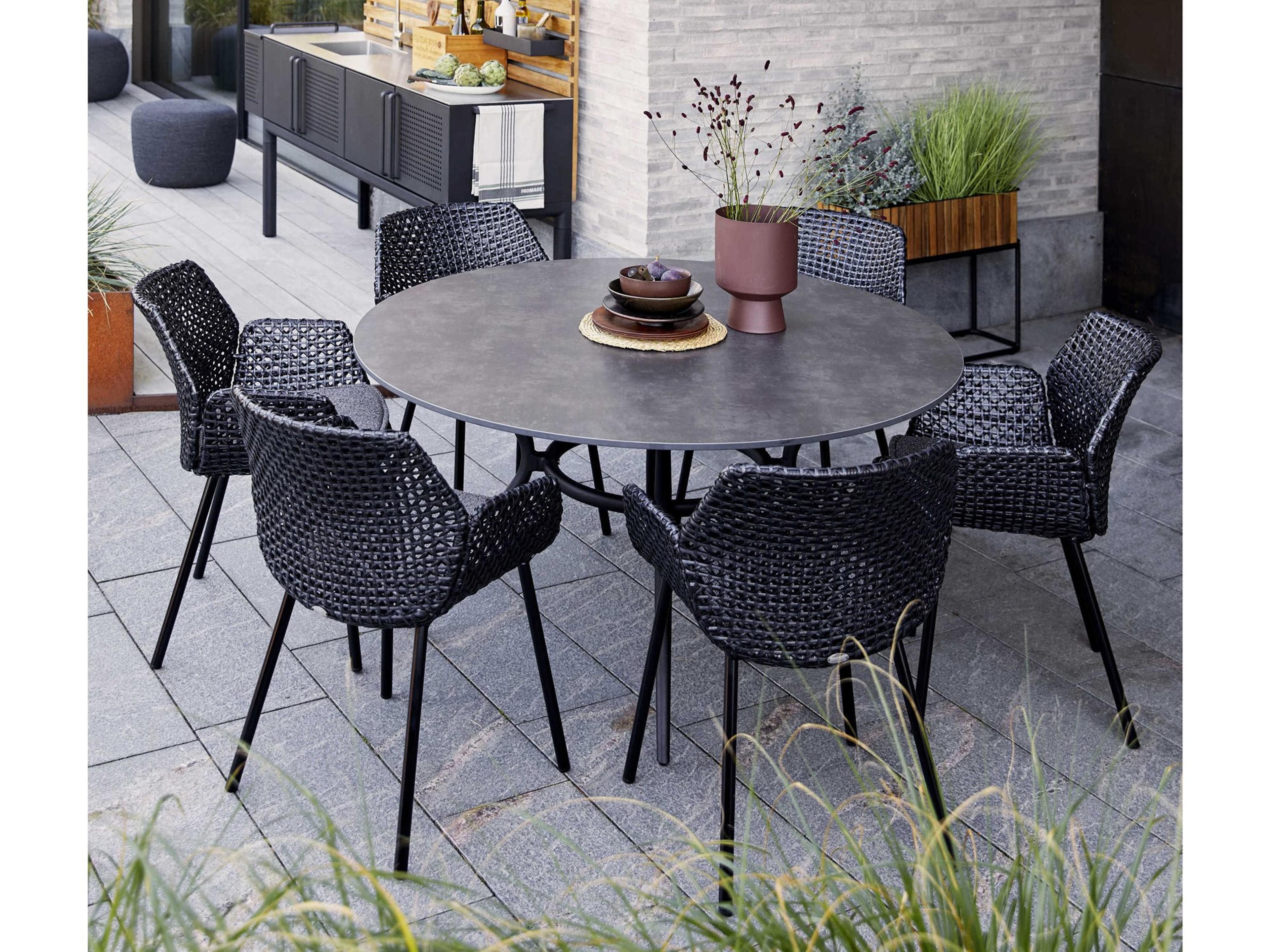 Vibe Aluminum Wicker Dining Set