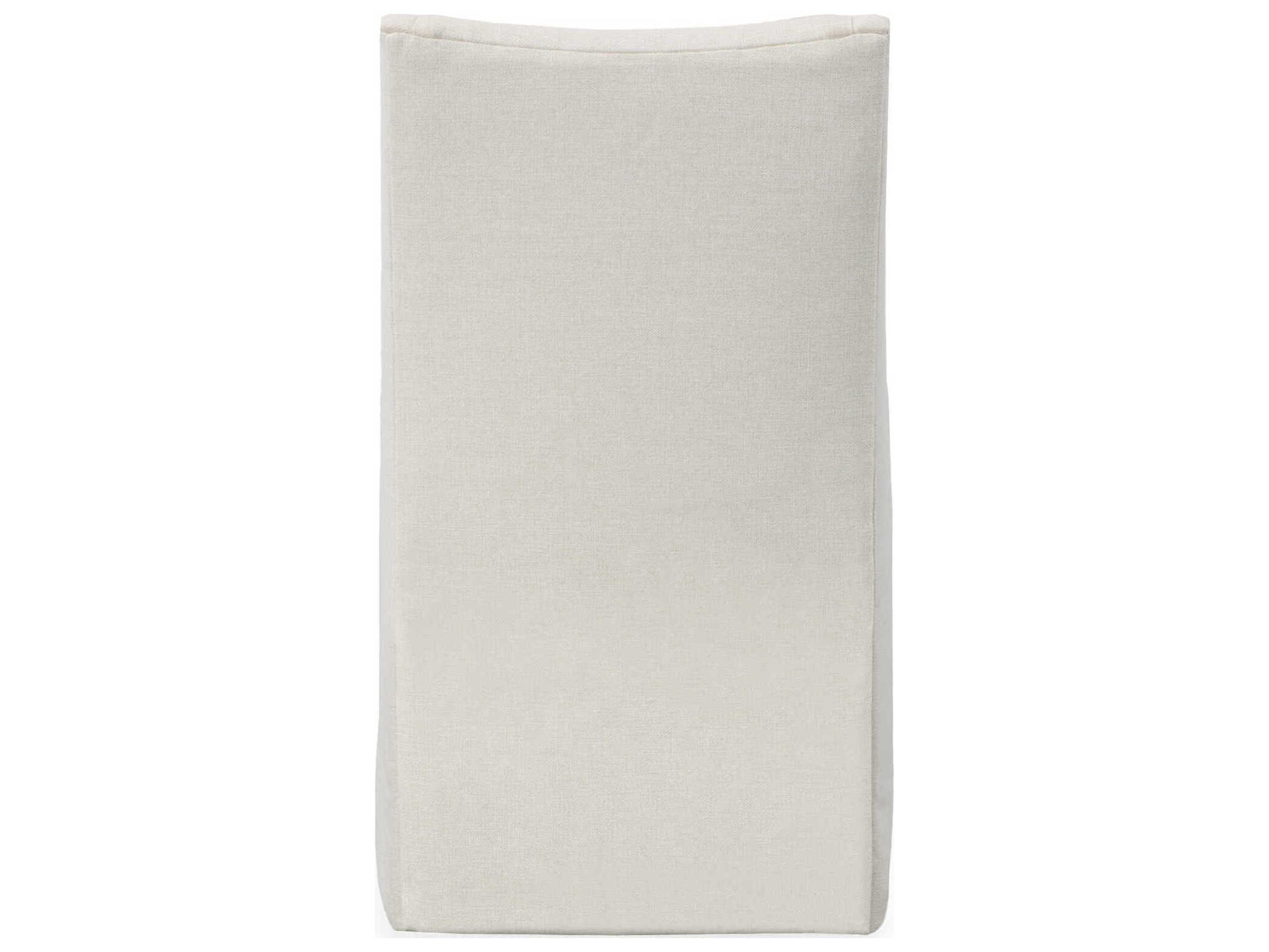 Century Furniture Chair White Upholstered Arm Dining