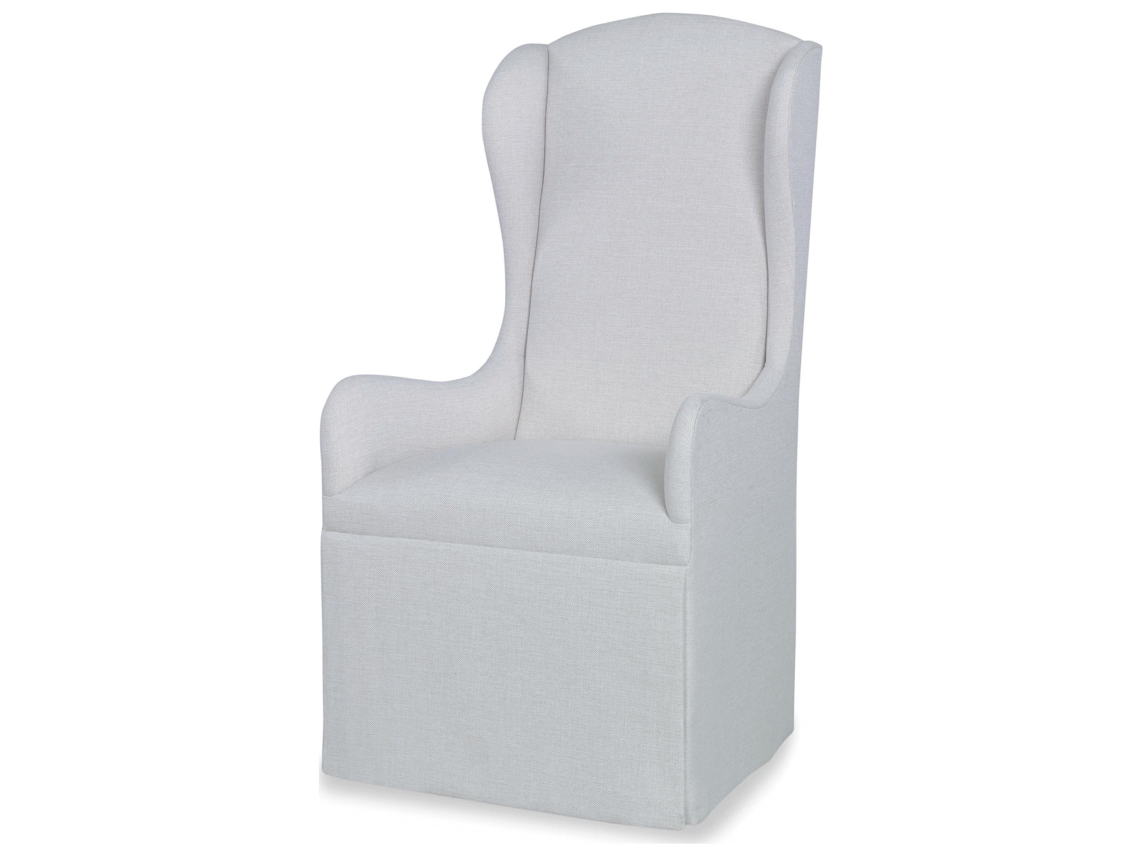 Chair White Upholstered Arm Dining