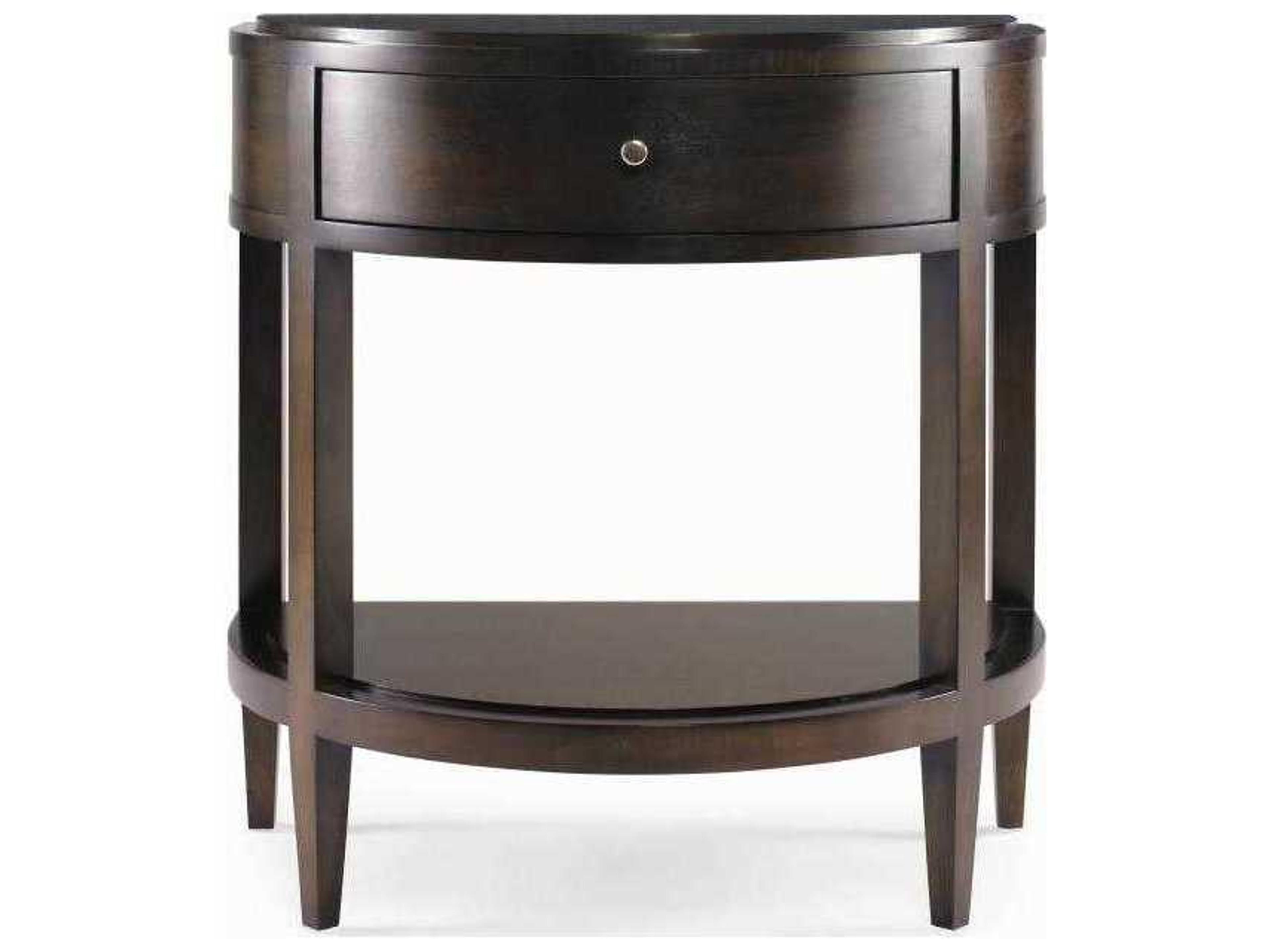 Tribeca 1-Drawer Brown Maple Wood Nightstand