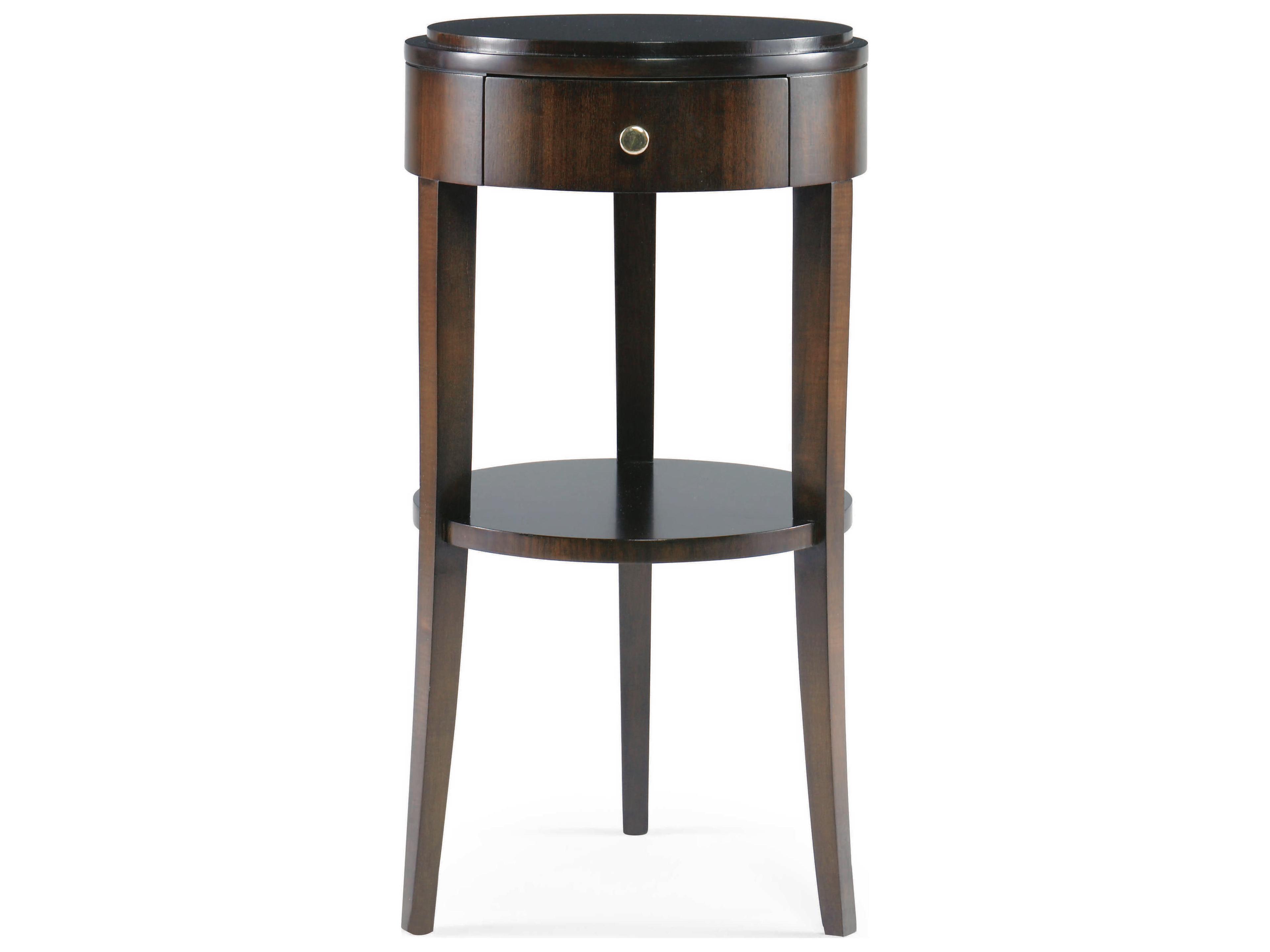Tribeca Round Wood End Table