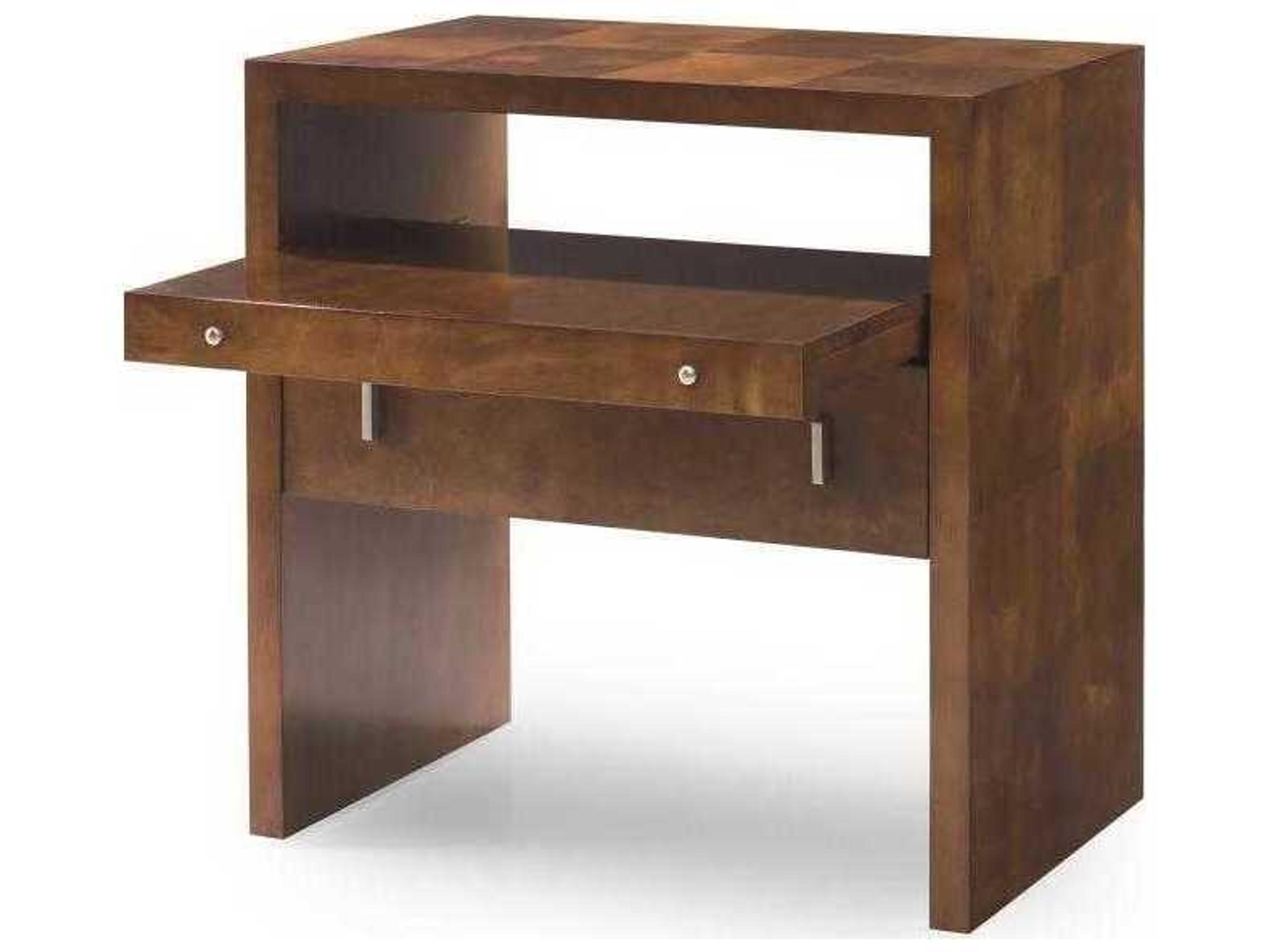 Century Furniture Omni 1-Drawer Brown Maple Wood Nightstand