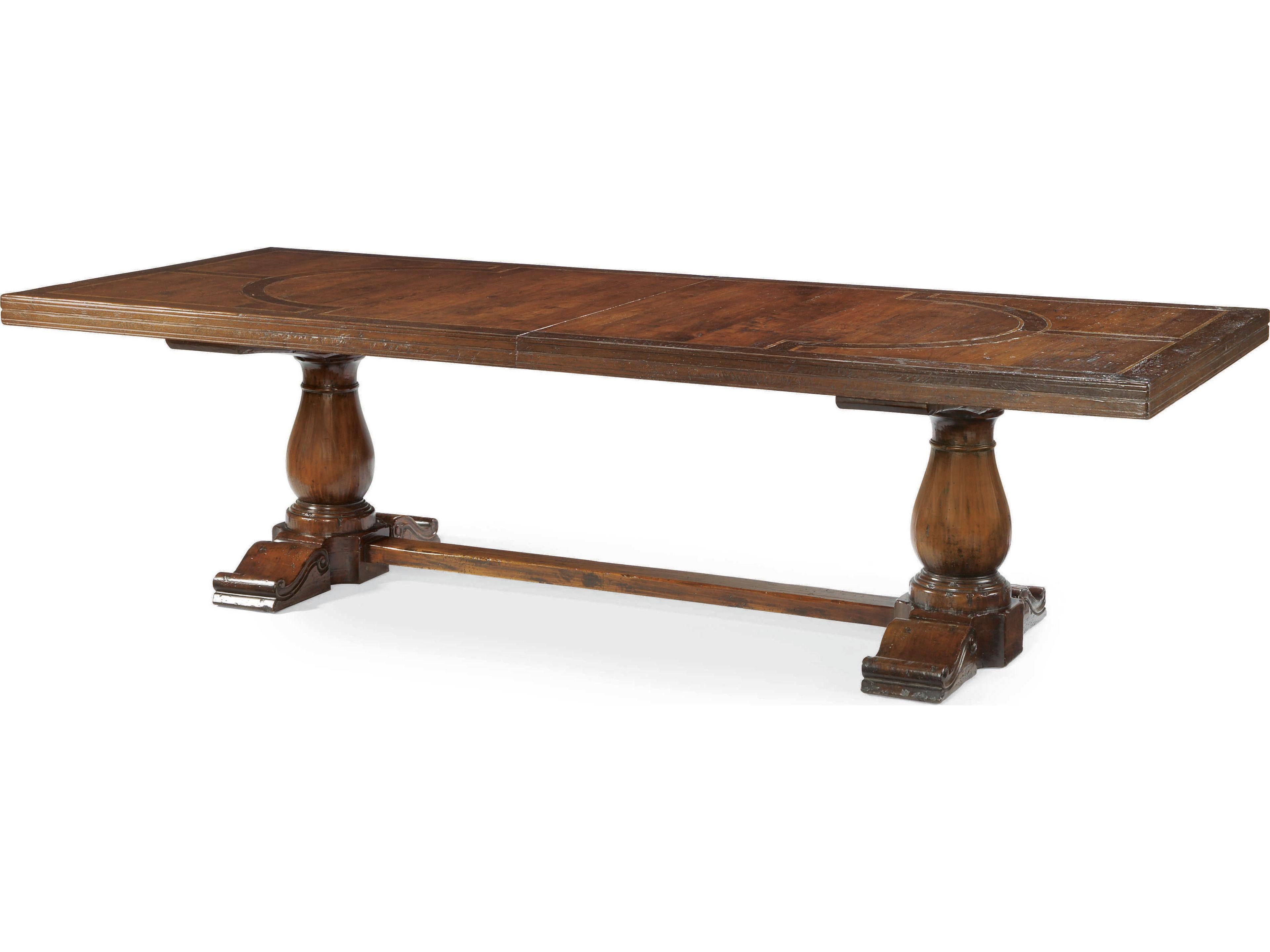 Marbella And Chateau Lyon Extendable Rectangular Wood Dining Table
