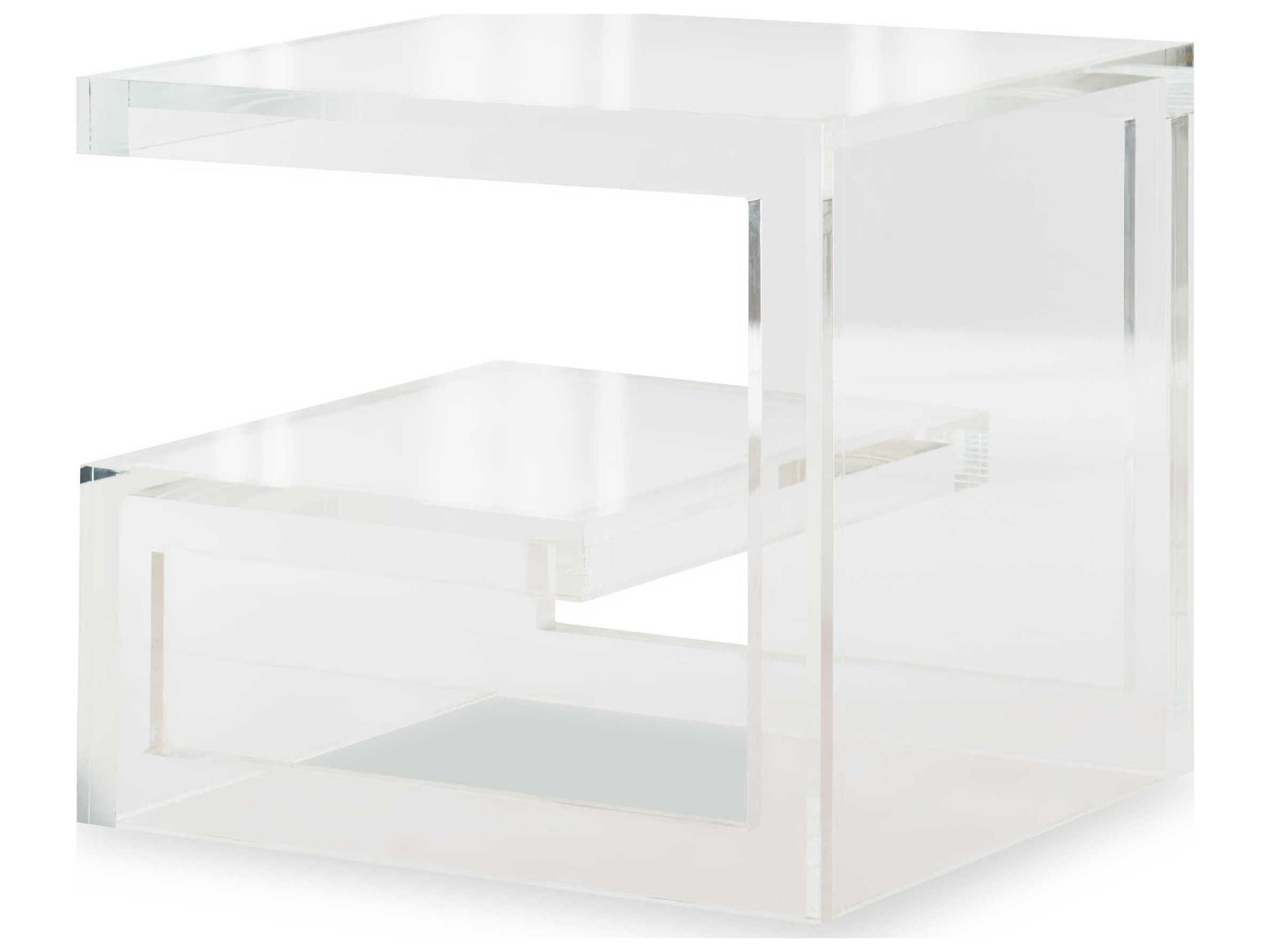 Chin Hua Square Acrylic Coffee Table