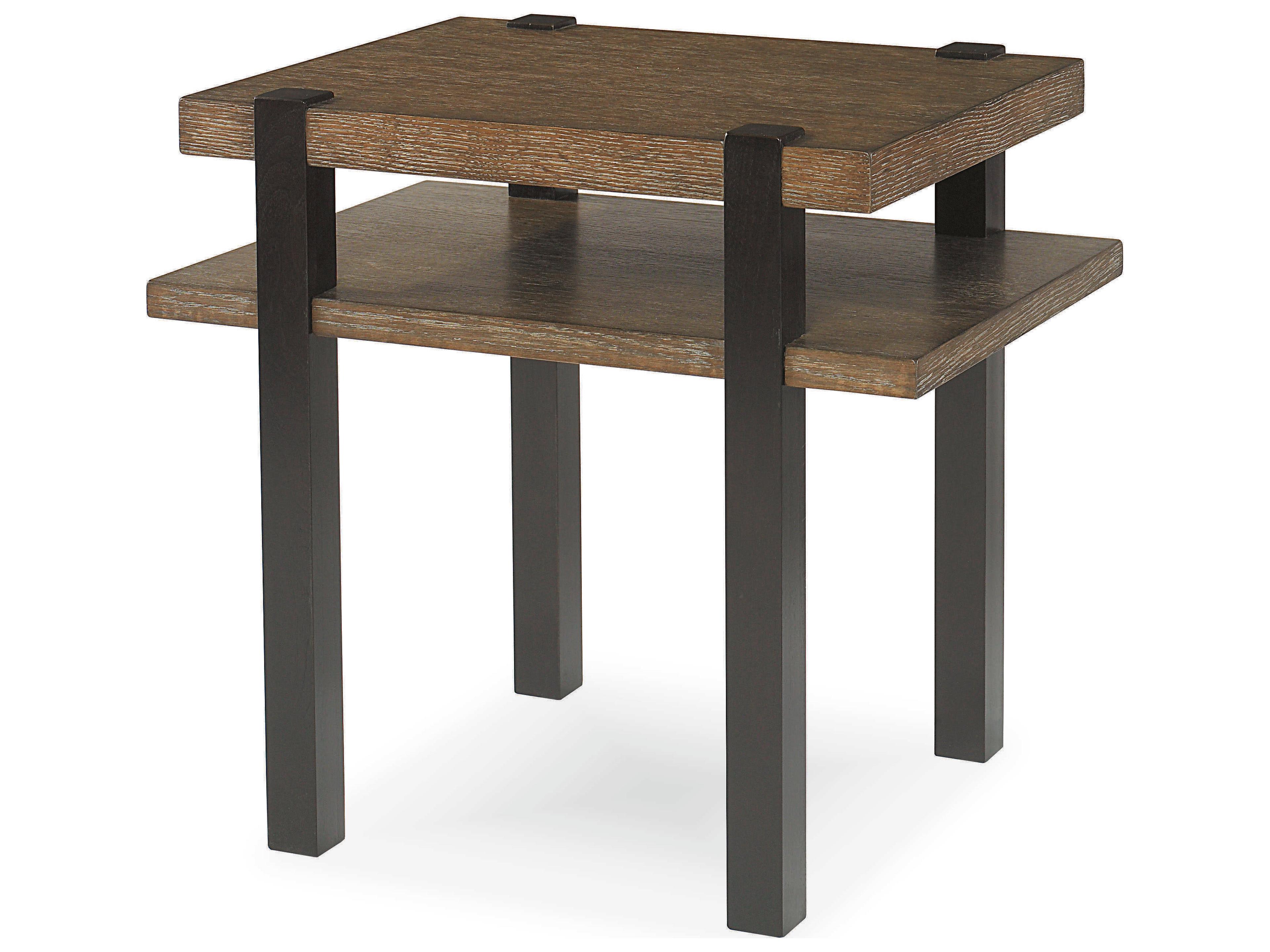 Mesa Rectangular Wood Napa Melange End Table