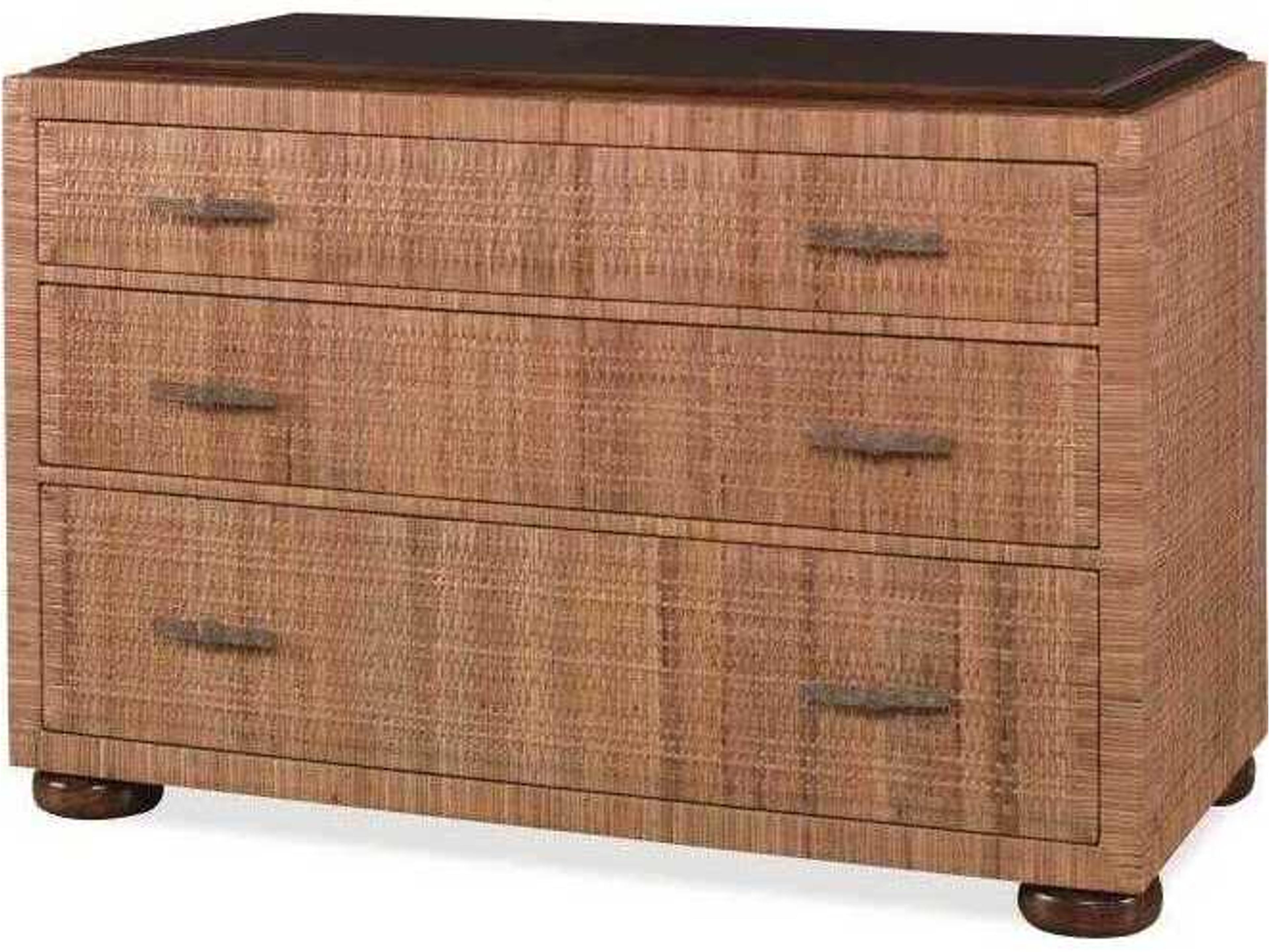 Thomas Obrien City Light Brown Mahogany Wood Accent Chest