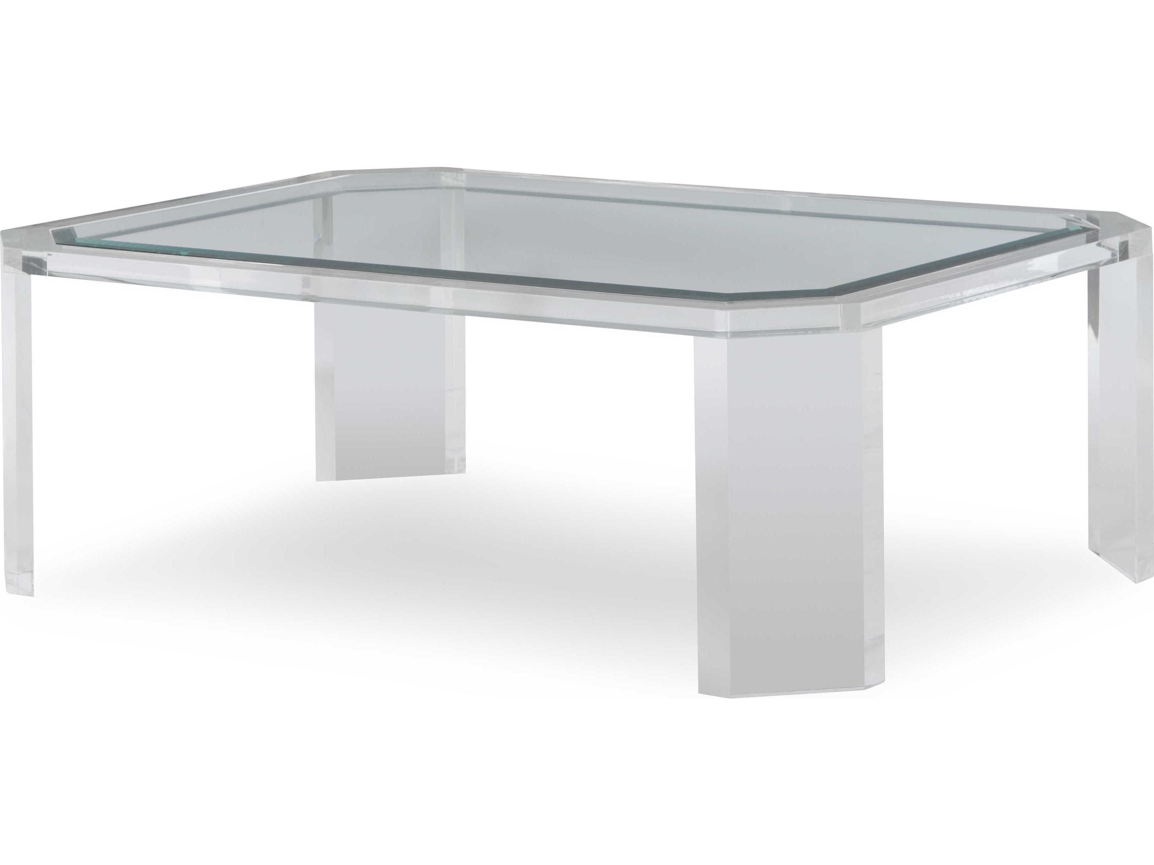 Thomas Obrien Rectangular Glass Coffee Table