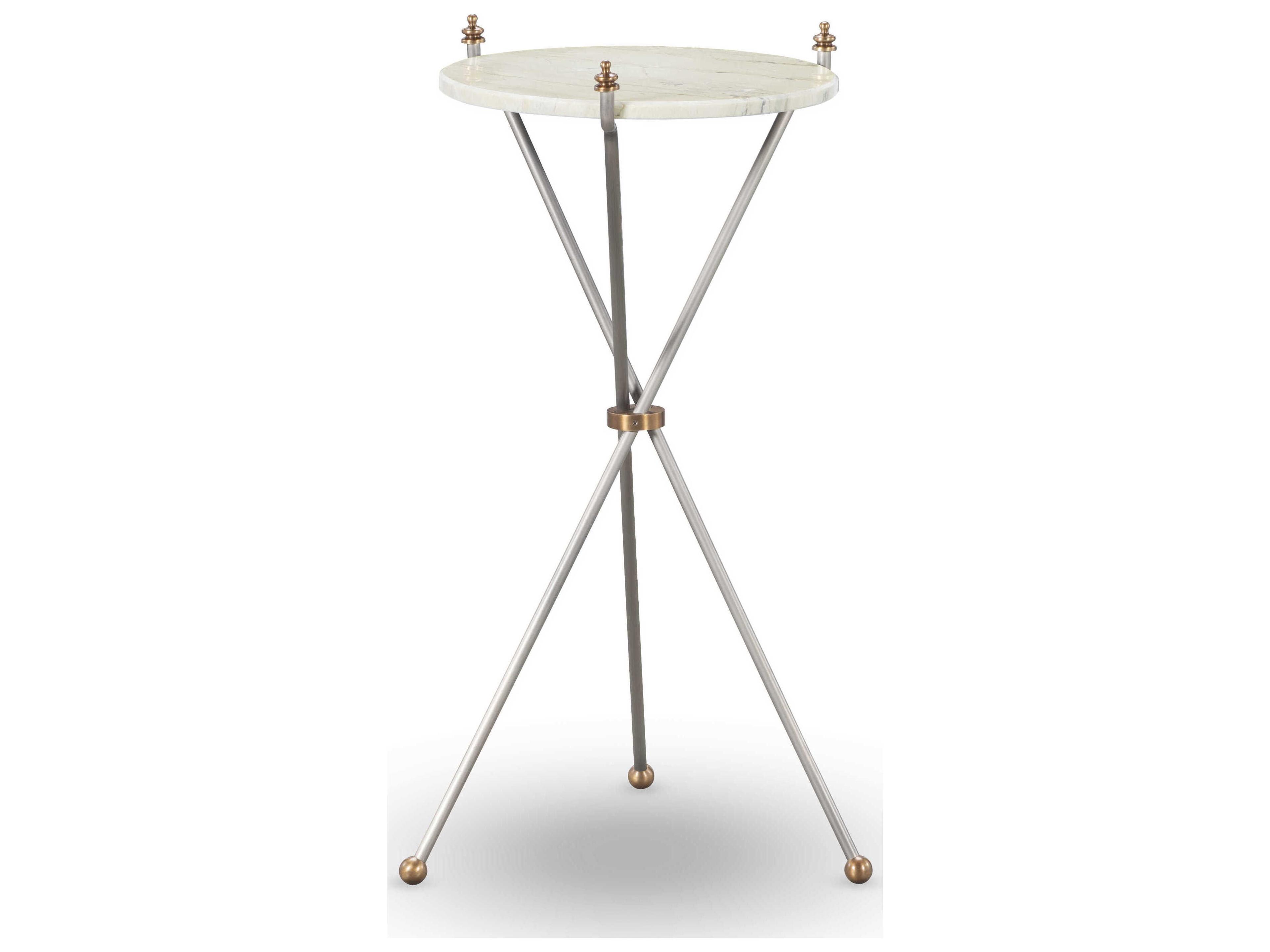 Thomas O'Brien Felix Round Stone End Table