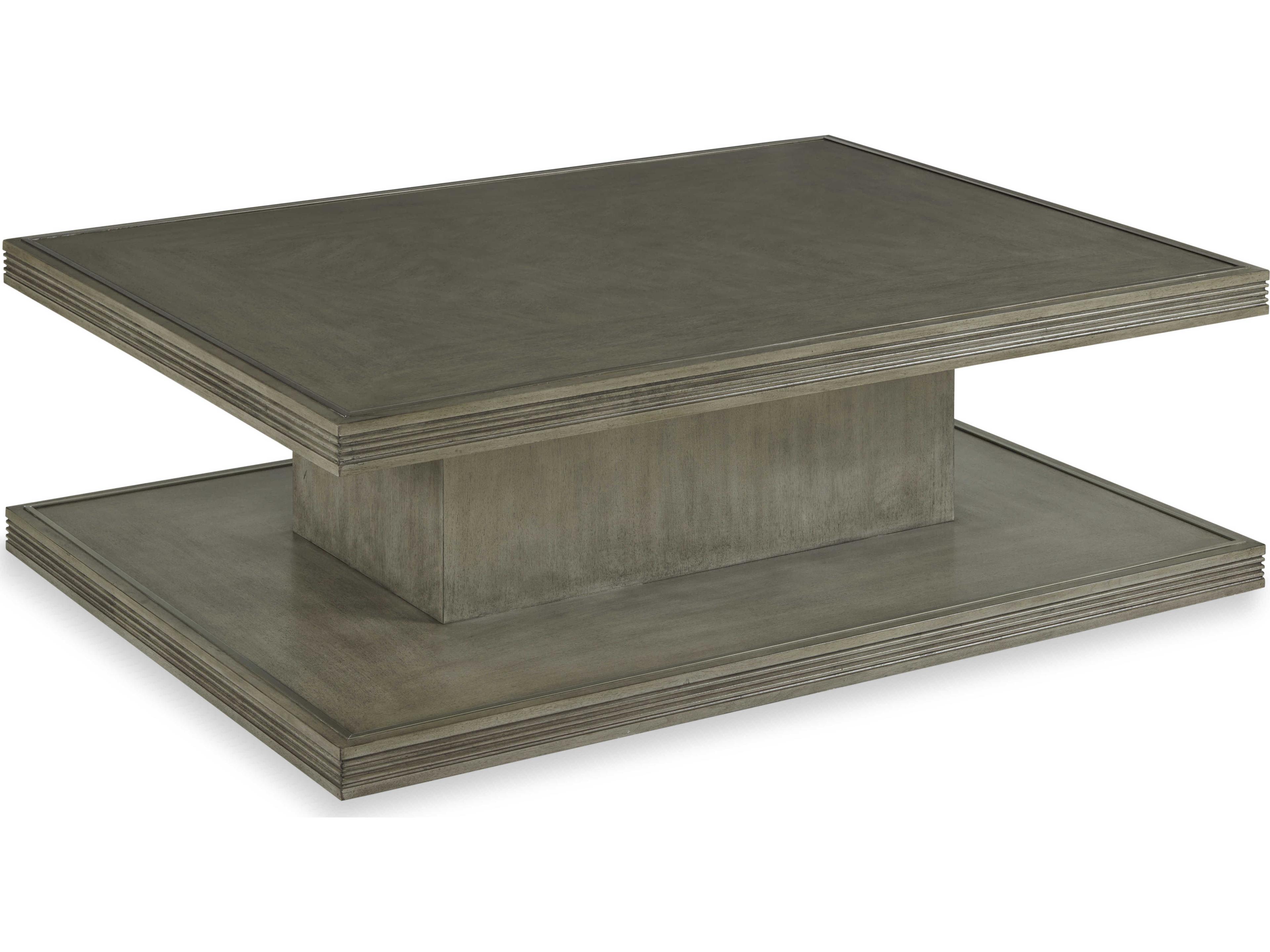 Citation Kirkwood Rectangular Wood Greige Coffee Table