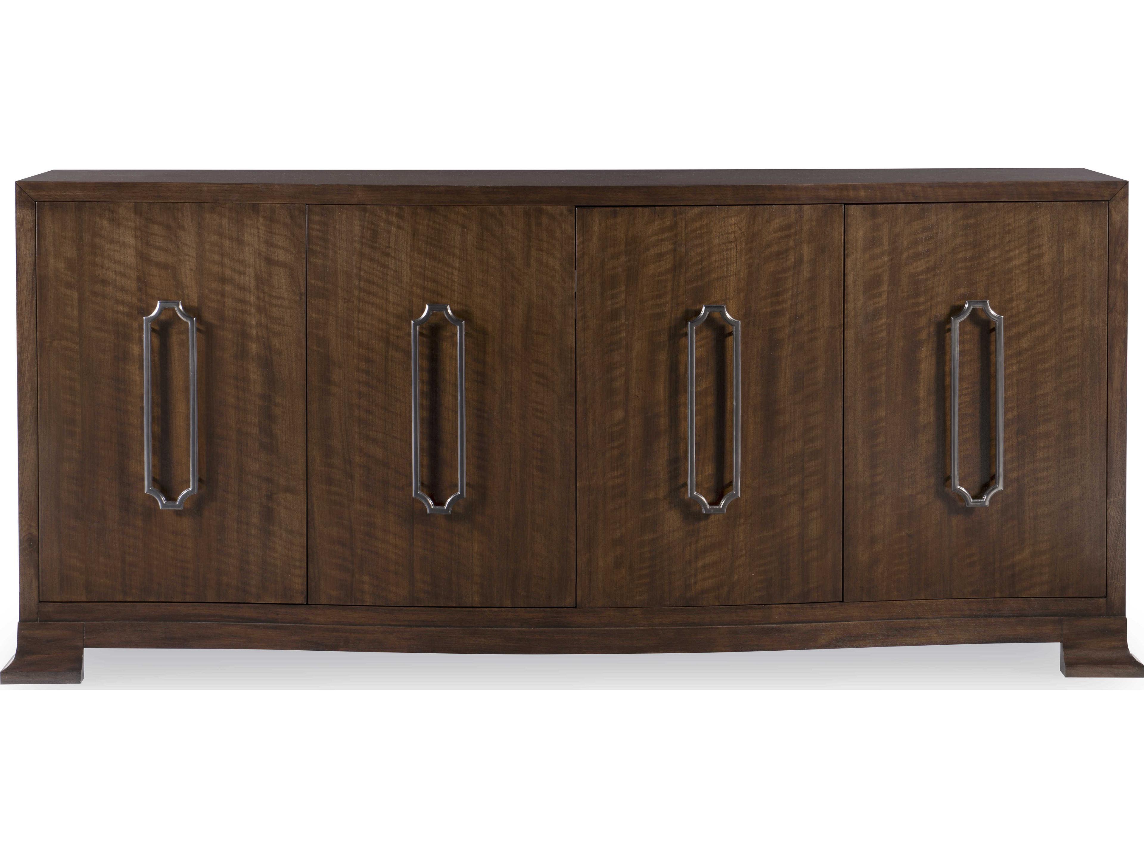 Century Furniture Citation Adrian 86" Walnut Wood Brunette Credenza Sideboard