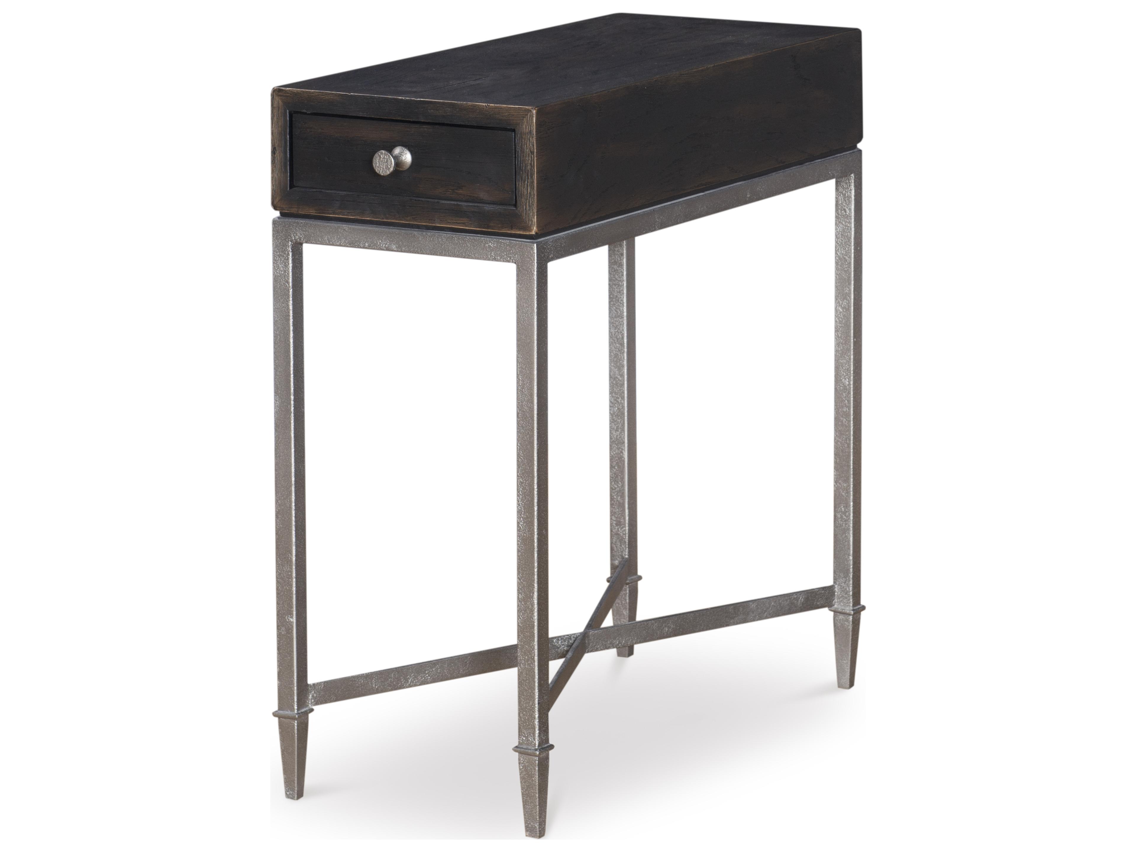 Camden Black Rustic End Table