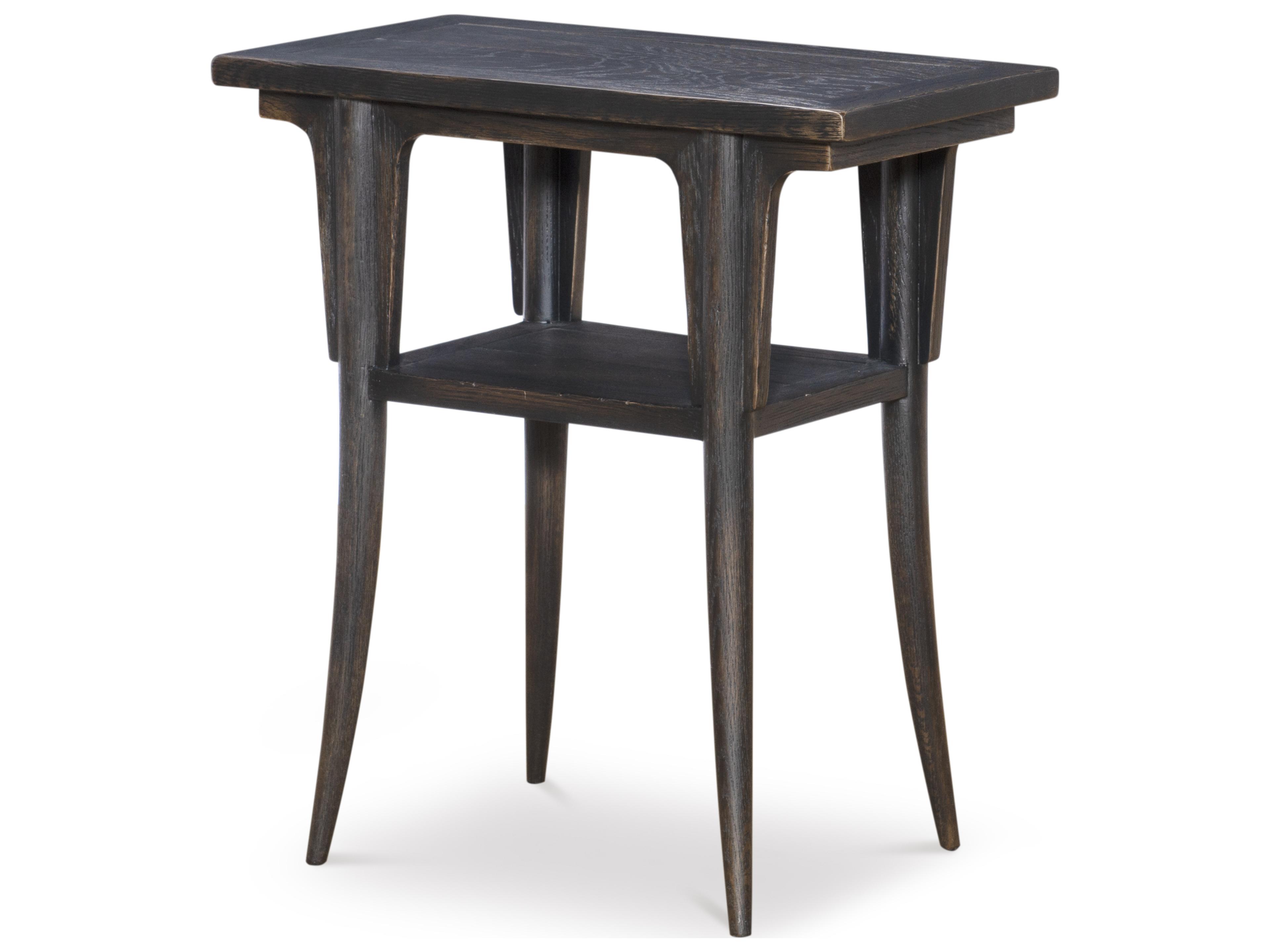 Camden Black Rustic End Table