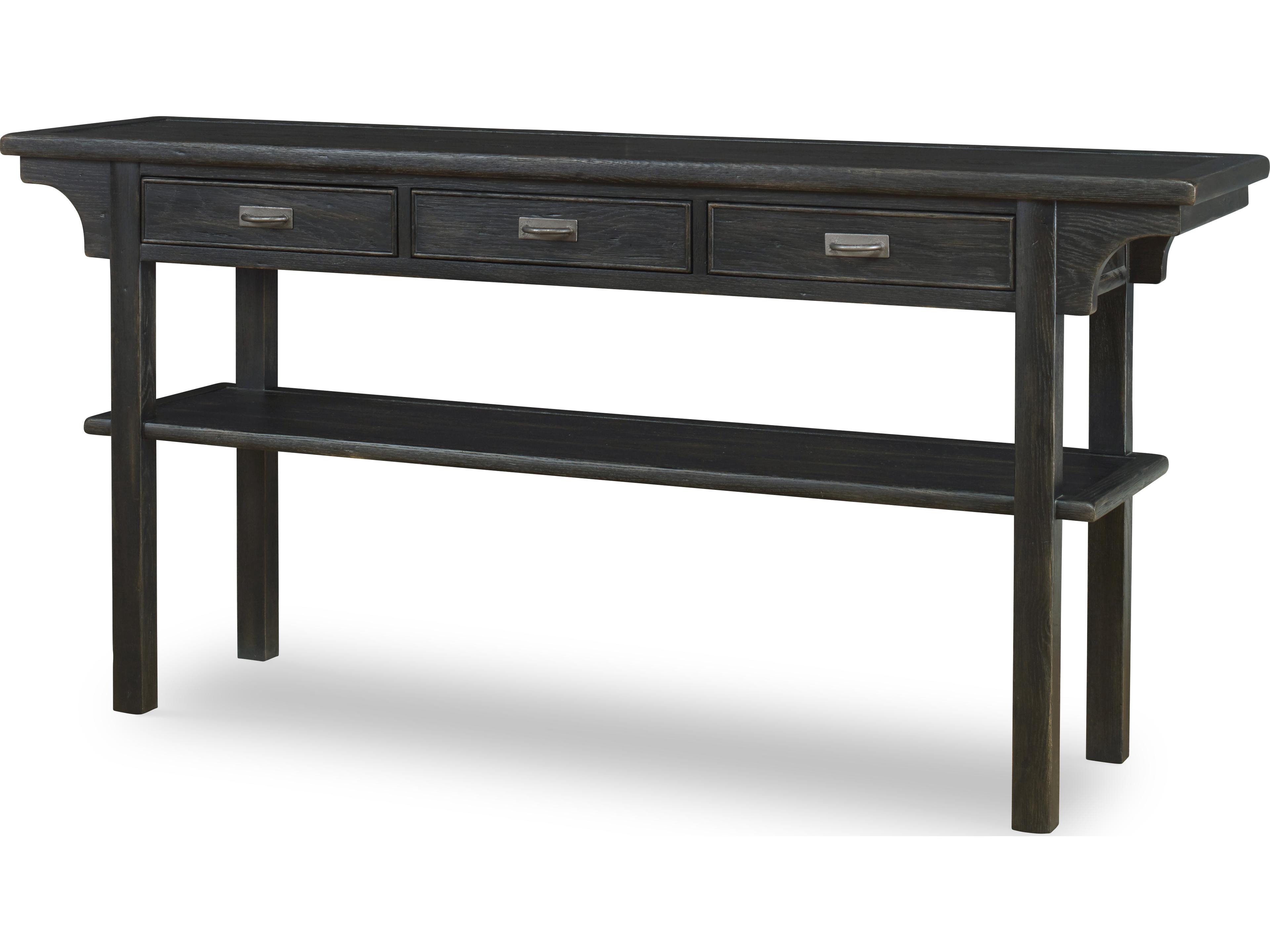 Camden Black Rustic Console Table