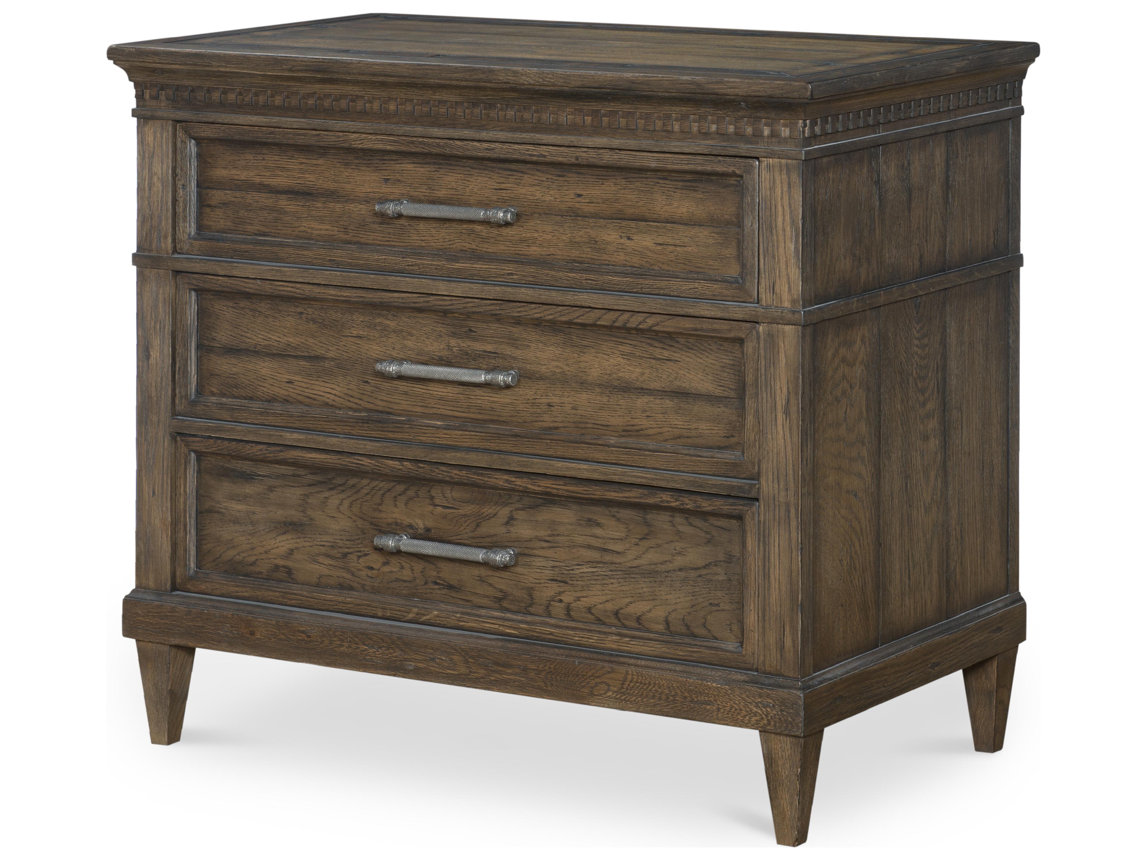 Camden Montgomery Nightstand Brown Rustic