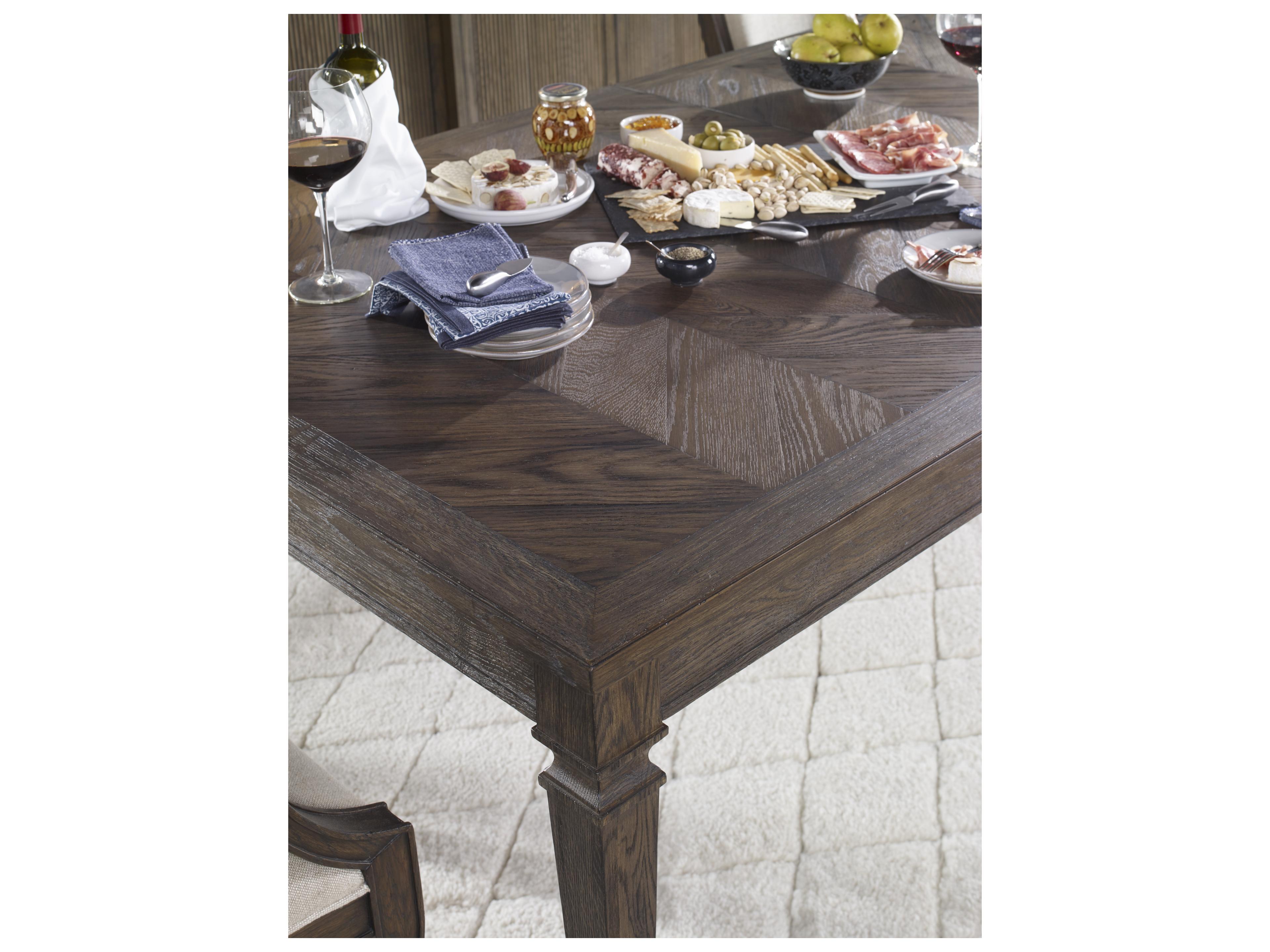 Century Furniture Camden Brown Rustic Dining Table