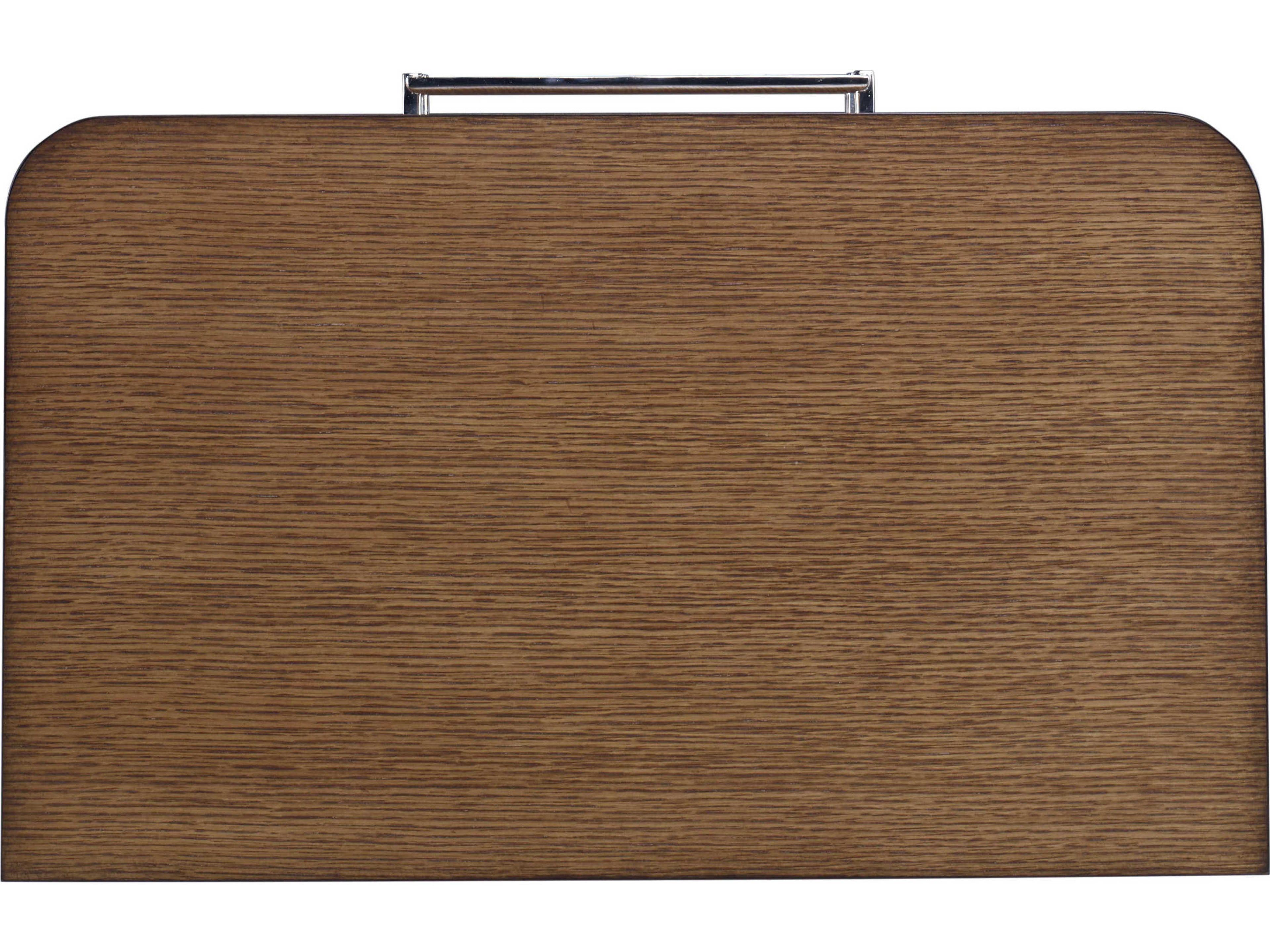 Century Furniture Bowery Place 2-Drawers Brown Oak Wood Nightstand