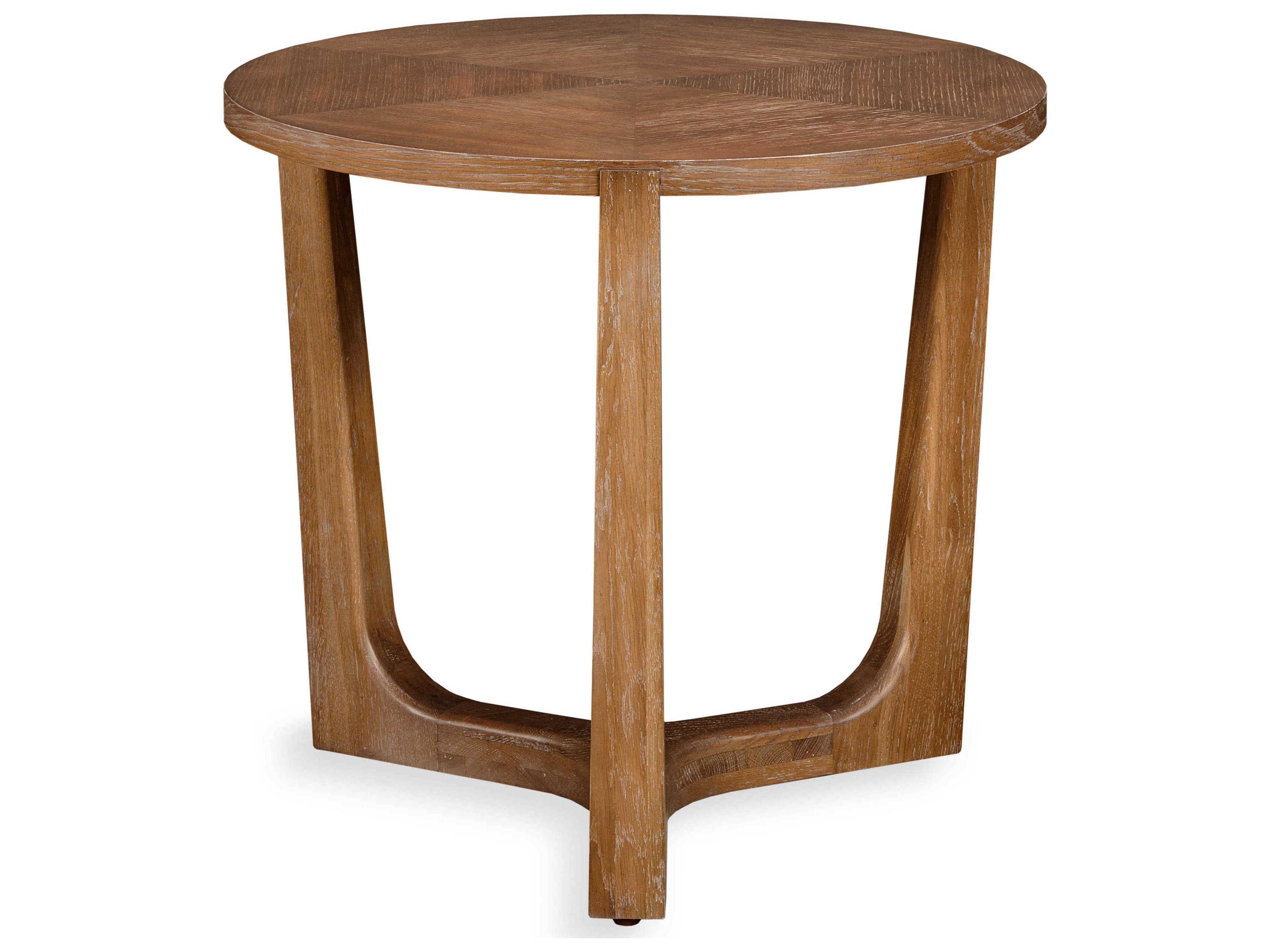 Bowery Place Round Wood End Table