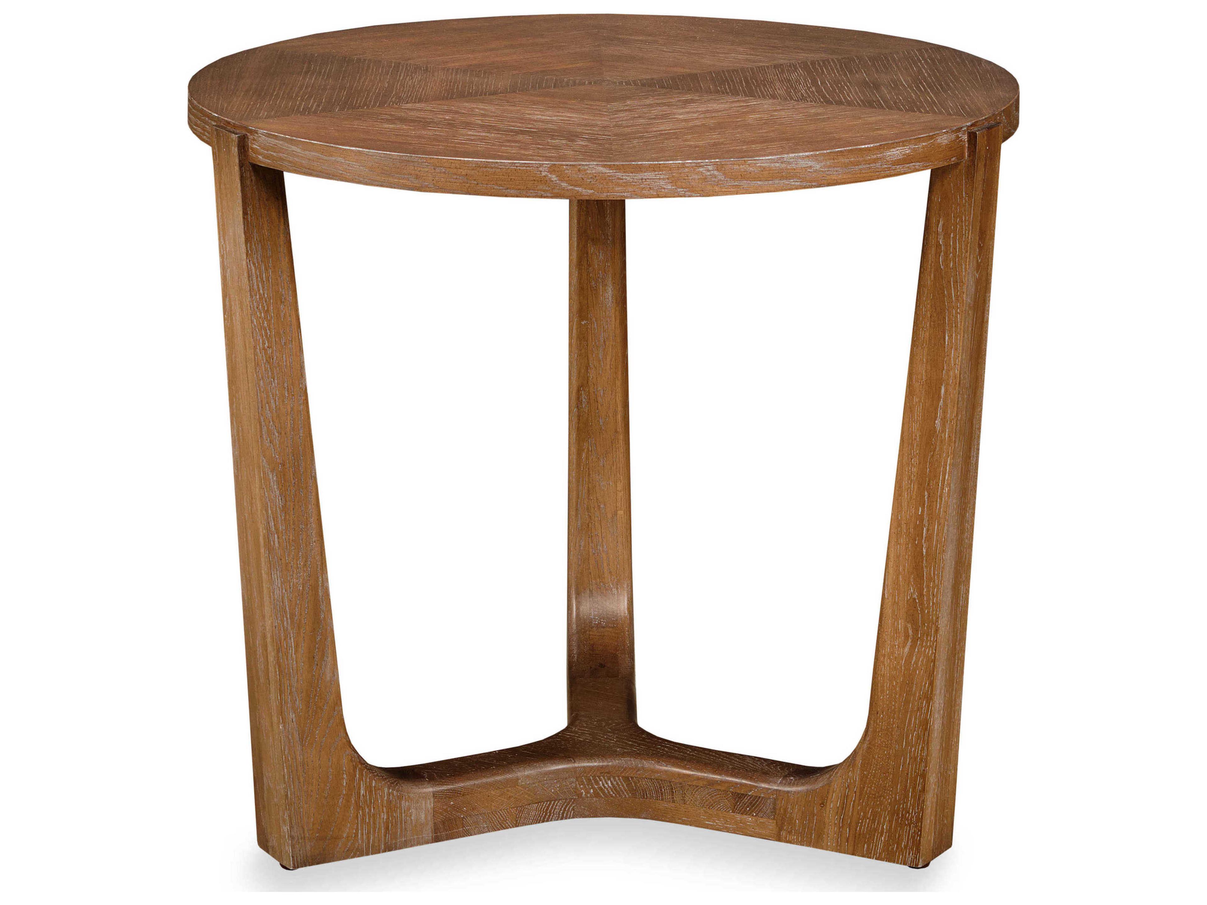 Century Furniture Bowery Place Round Wood End Table