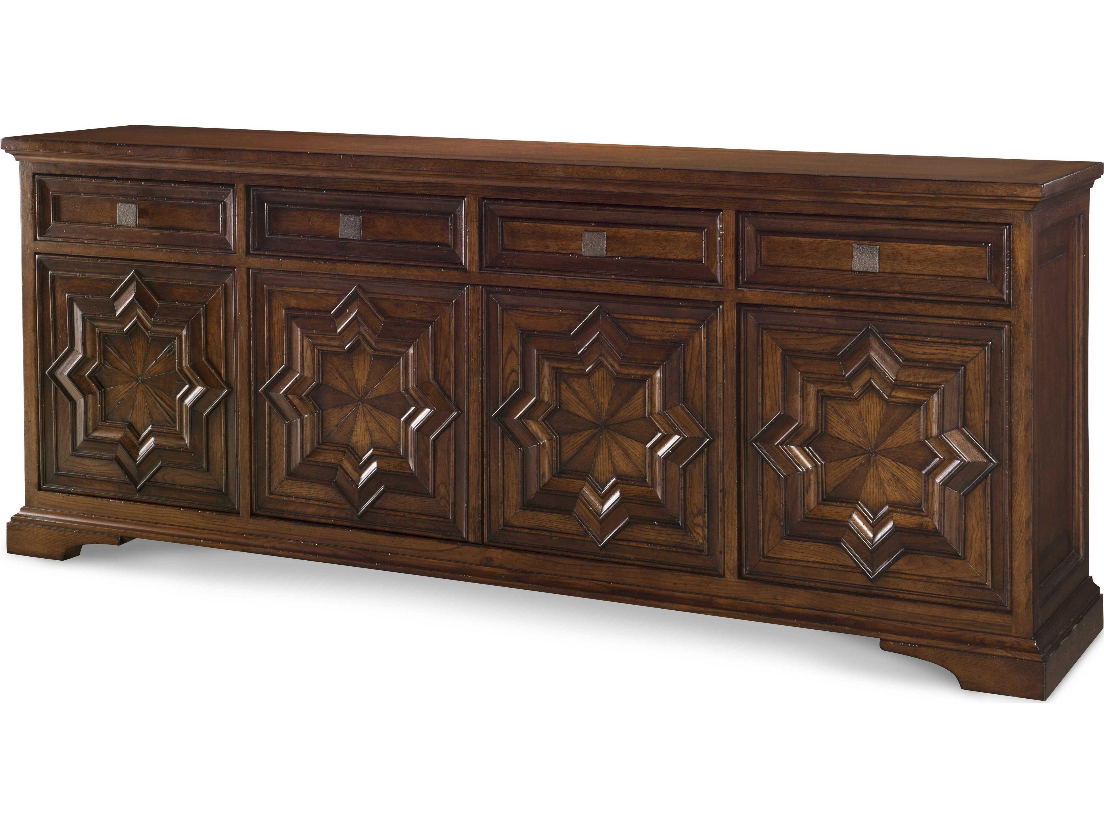Casa Bella 94" Oak Wood Sierra Credenza Sideboard
