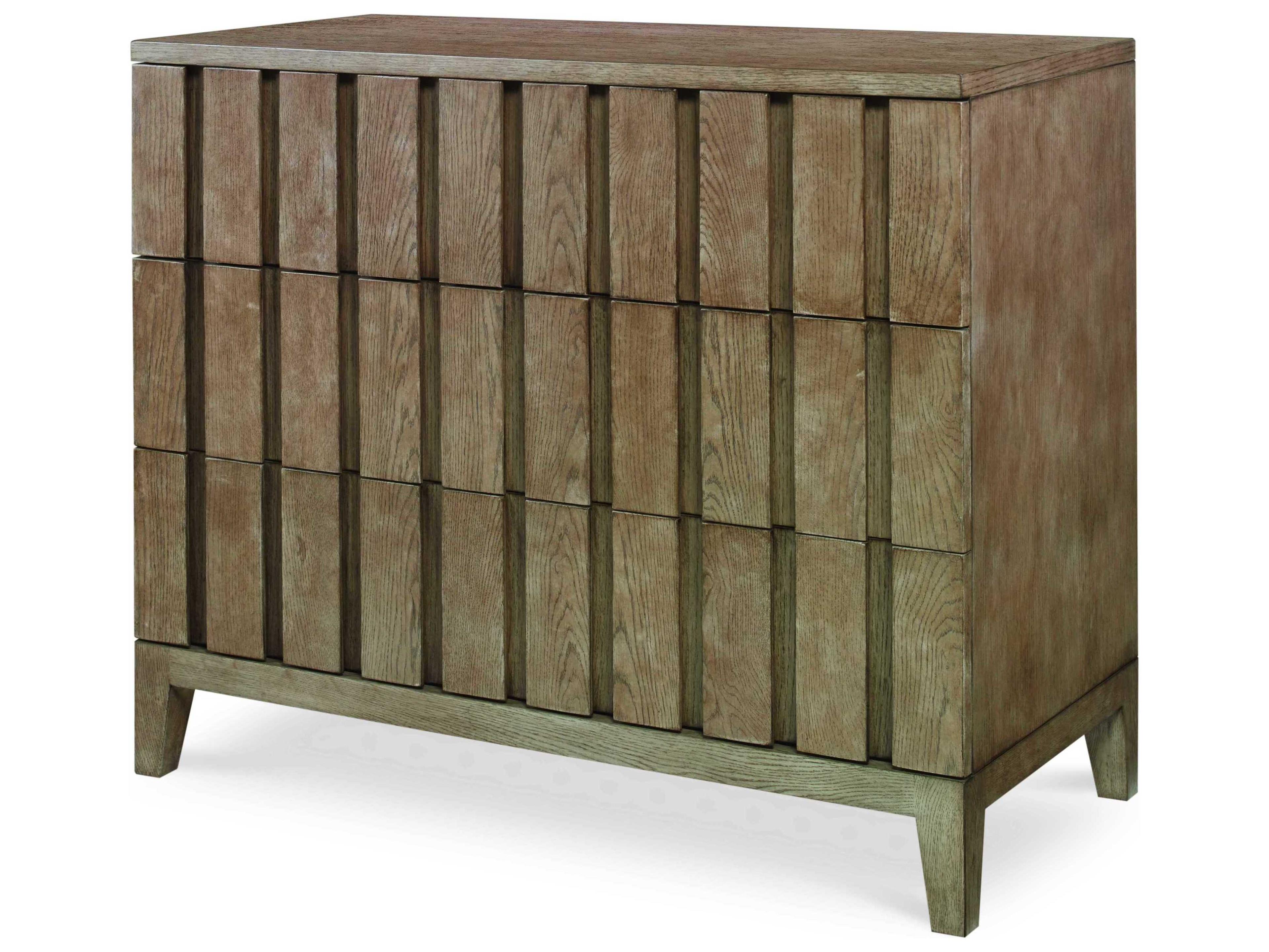 Casa Bella Timber Grey Brown Oak Wood Accent Chest