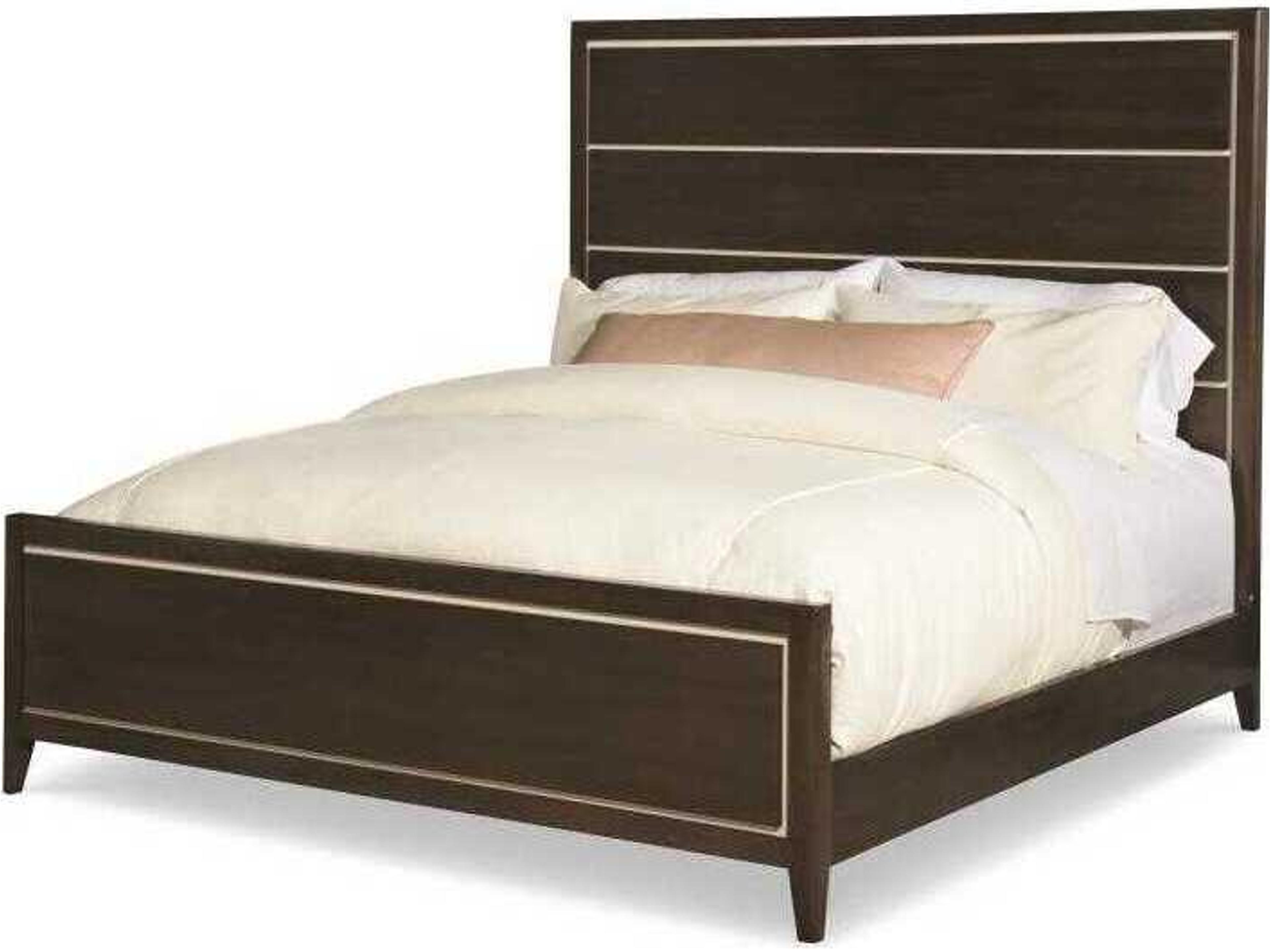 Aria Special Combo Brown Beech Wood Queen Panel Bed