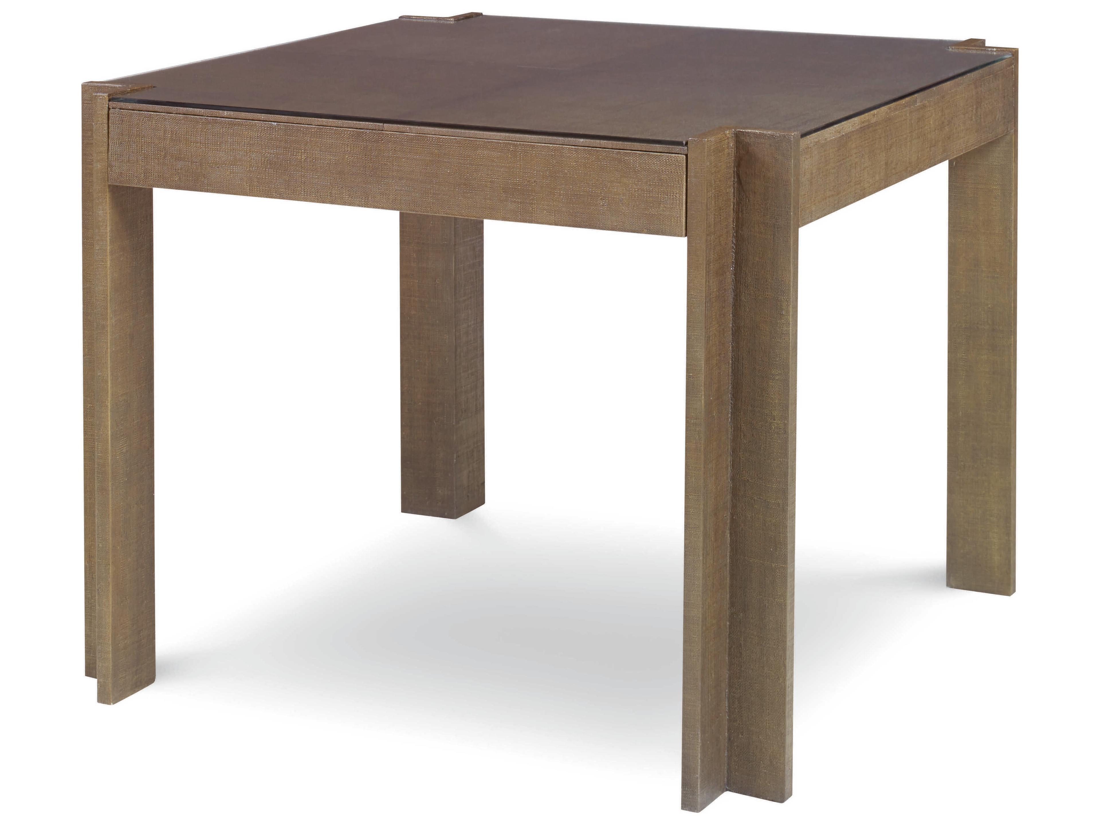 Brown Rattan Game Table