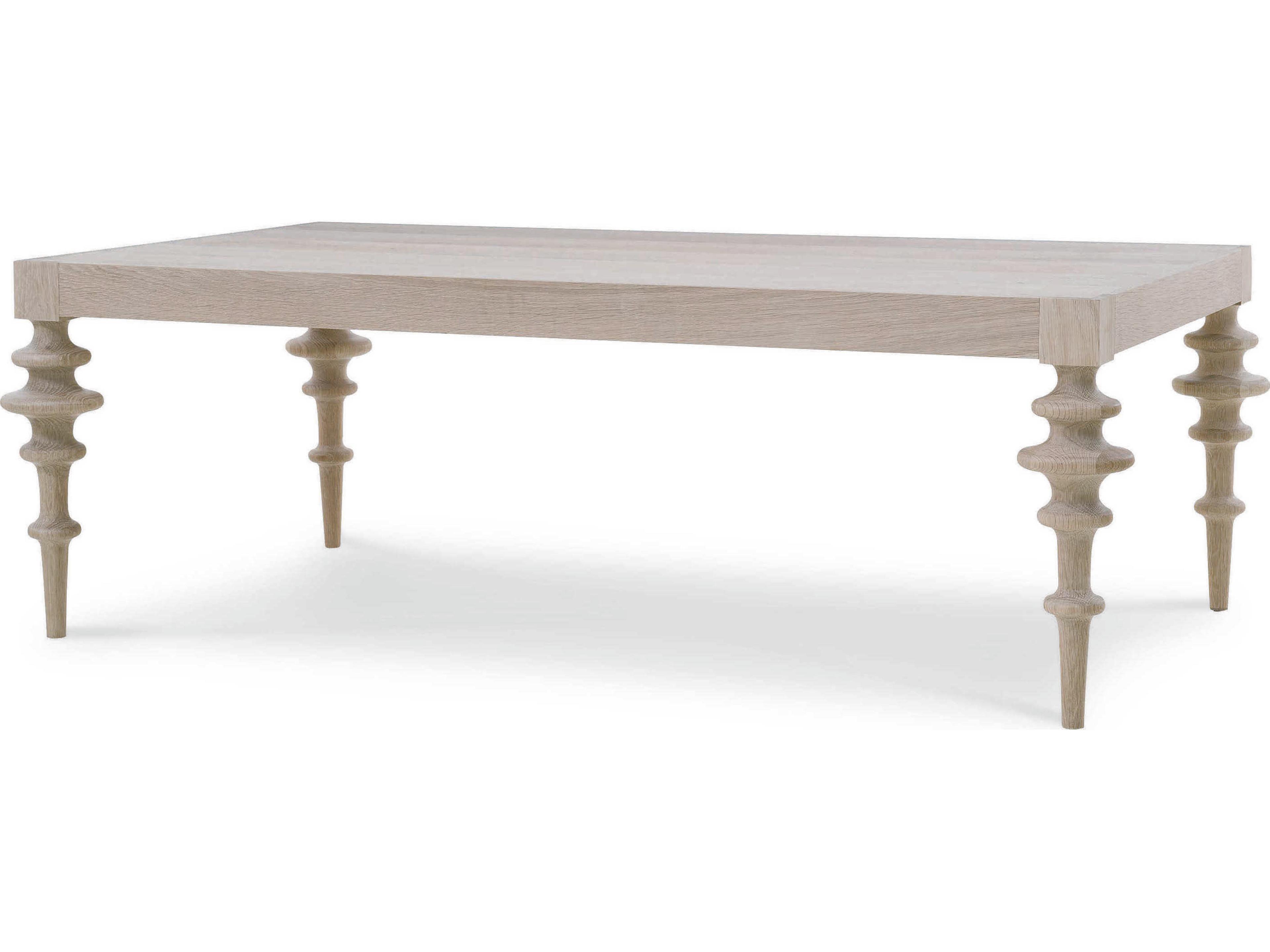 Cadence Rectangular Wood Sand Cerused Coffee Table