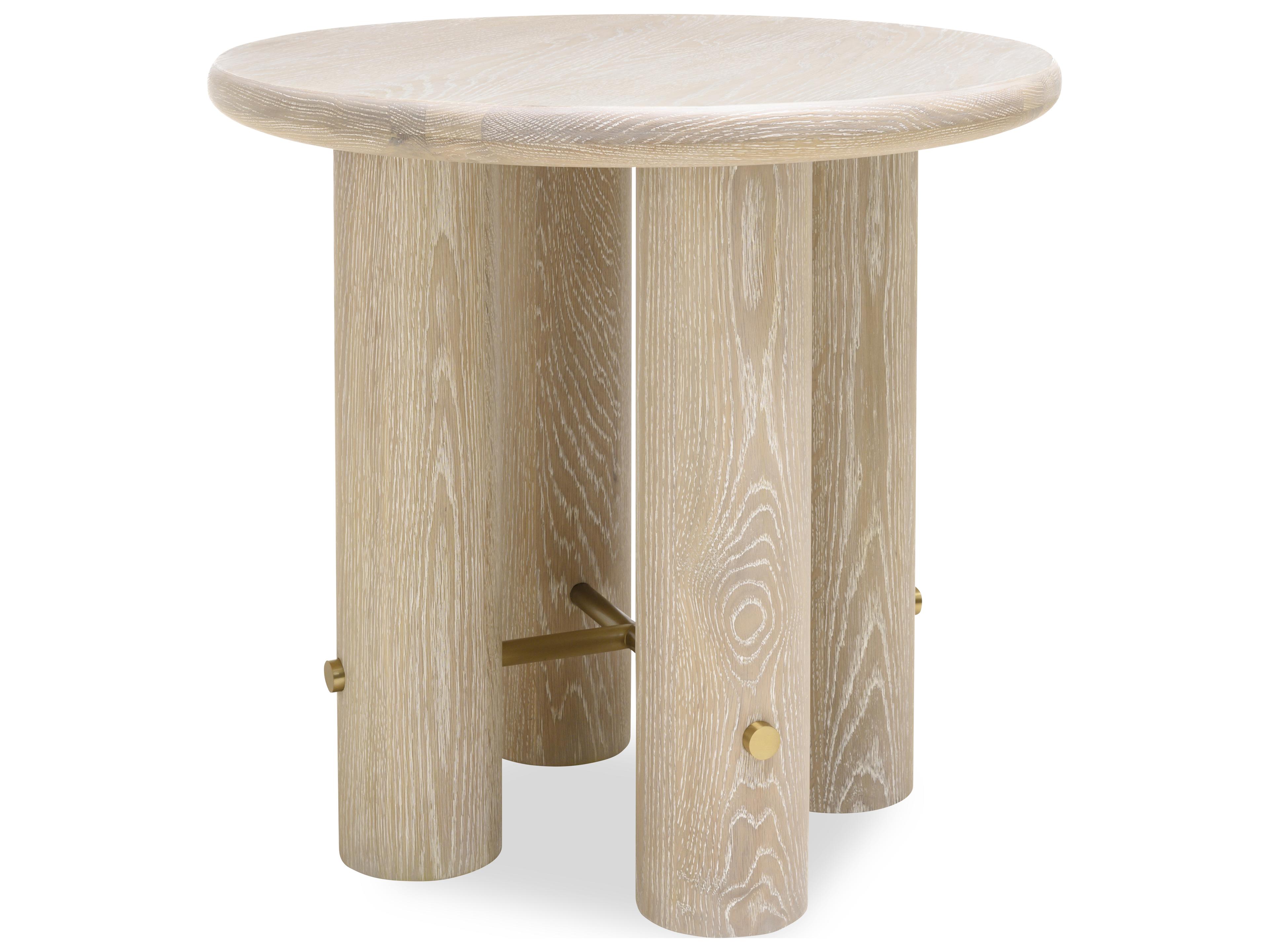 Cadence Round Wood End Table